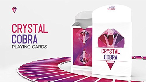Premium MTS Crystal Cobra Playing Cards by TCC – Elegant & Durable Poker Cards for Magic Tricks, Cardistry, and Casino Night Entertainment