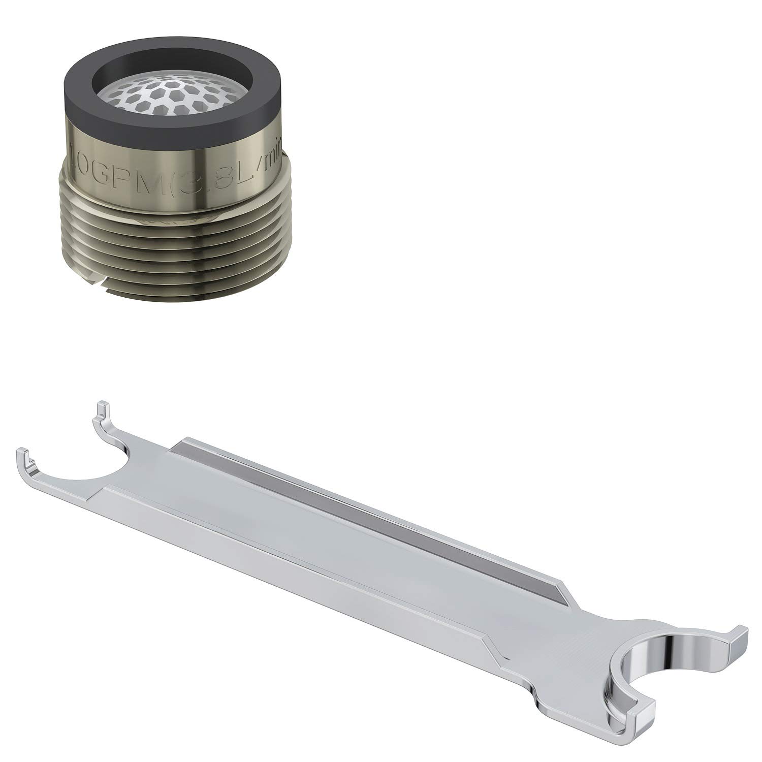 Gerber Plumbing Male Tom Thumb Spray Aerator Kit - High Flow Faucet Aerator for Kitchen & Bathroom Sink, Easy Installation Water Saving Device (2 Pack) - Perfect for Home, RV, and Commercial Use