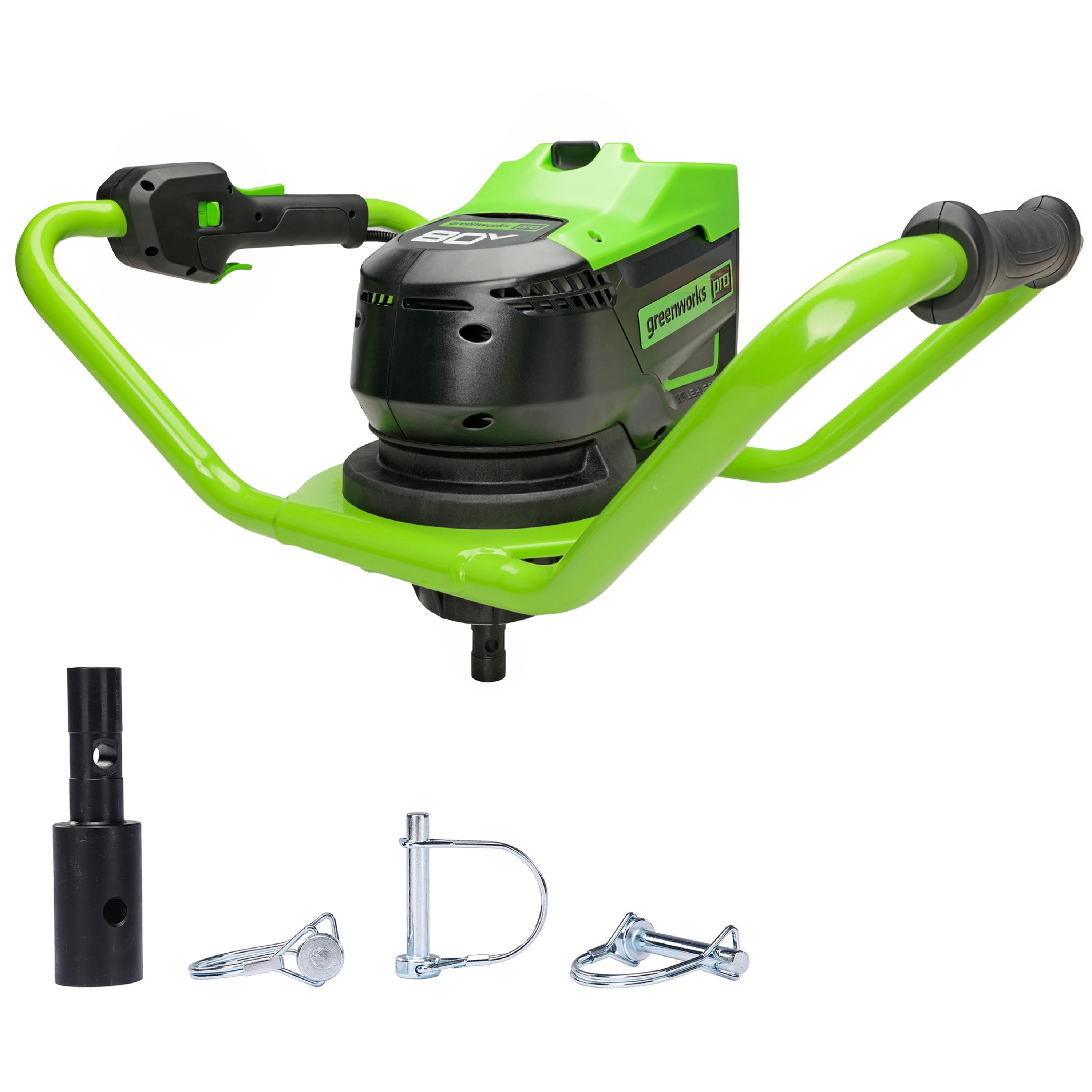 80V Cordless Battery Brushless Earth Auger Powerhead (Tool Only) - Perfect for Landscaping, Gardening, and Fence Post Installation