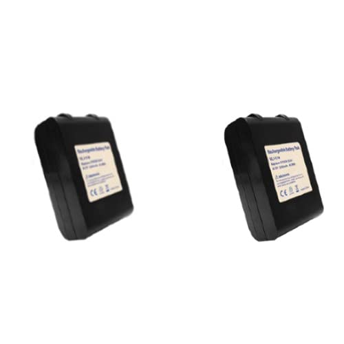 Synergy Digital Vacuum Cleaner Batteries for Dyson V6 - 2 Pack Li-ion 22.2V 2200mAh Replacement Battery Compatible with Dyson V6 Car and Boat Vacuum - Perfect for Home Cleaning, Car Detailing & Marine Use