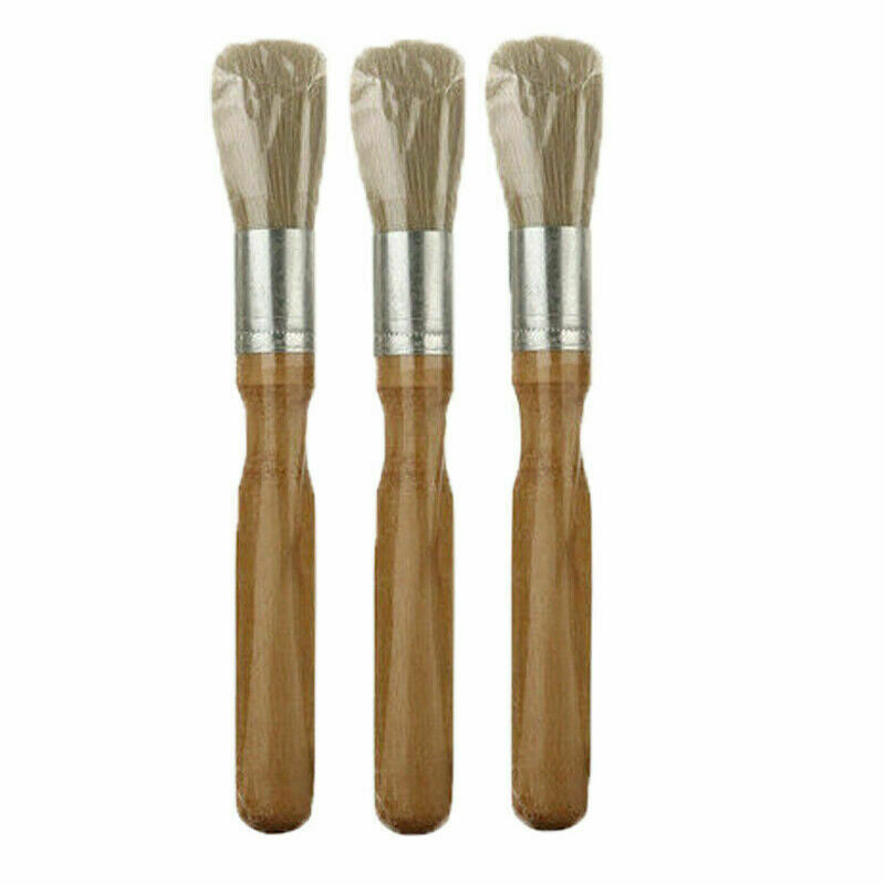 6-Piece Boar Hair Detailing Brush Set for Car Interior Cleaning - Perfect for Dashboard, Vents, and Hard-to-Reach Areas