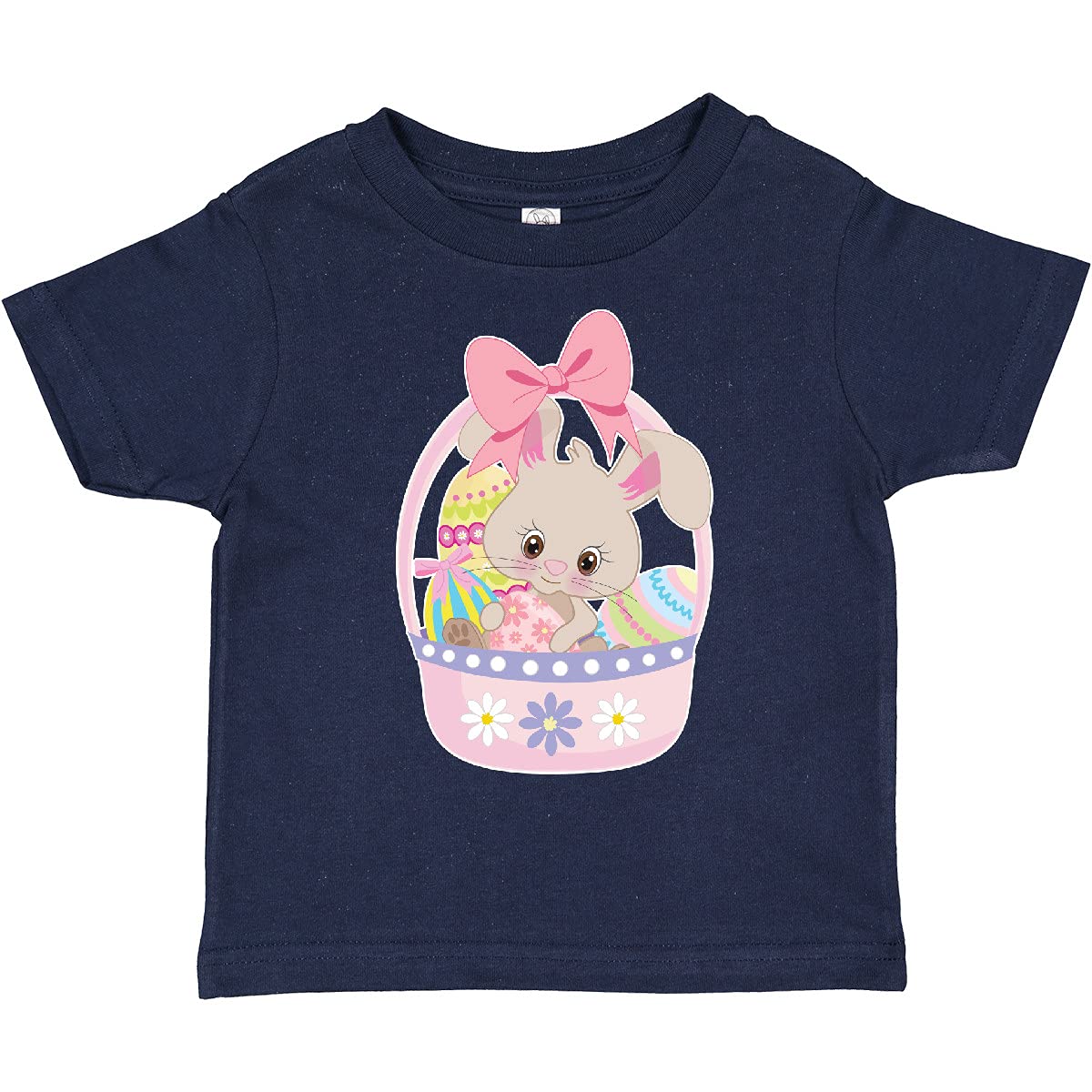 Easter Bunny Toddler T-Shirt - Cute Easter Basket Design for Kids