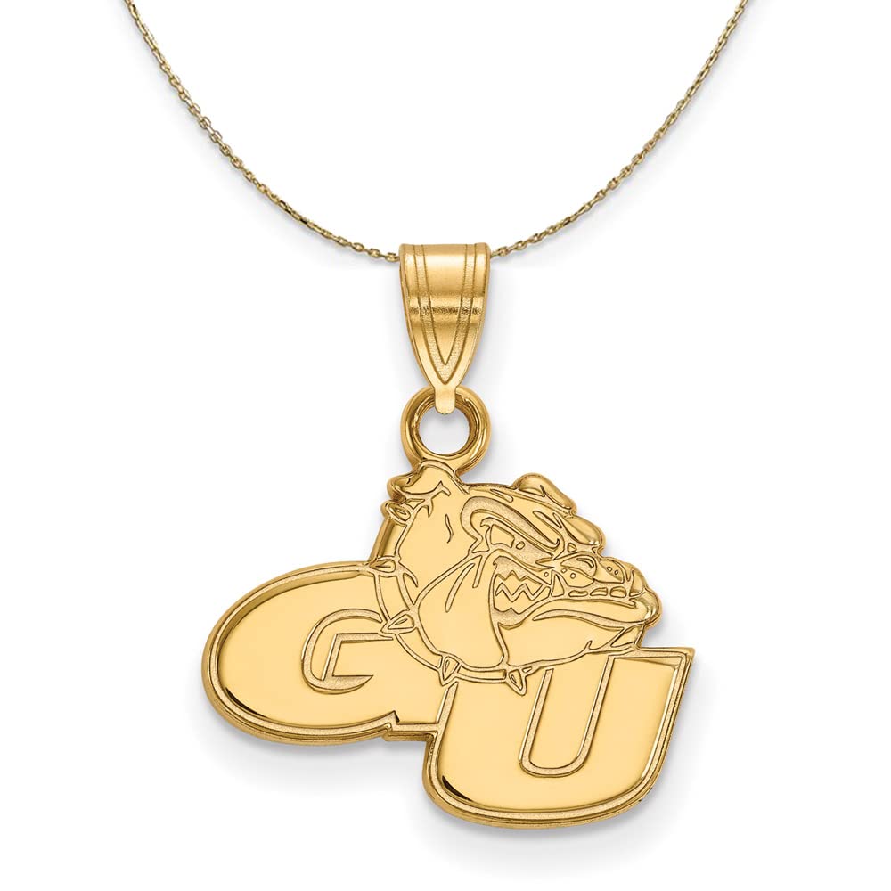 14k Yellow Gold Gonzaga U Necklace for Women - Elegant Gift