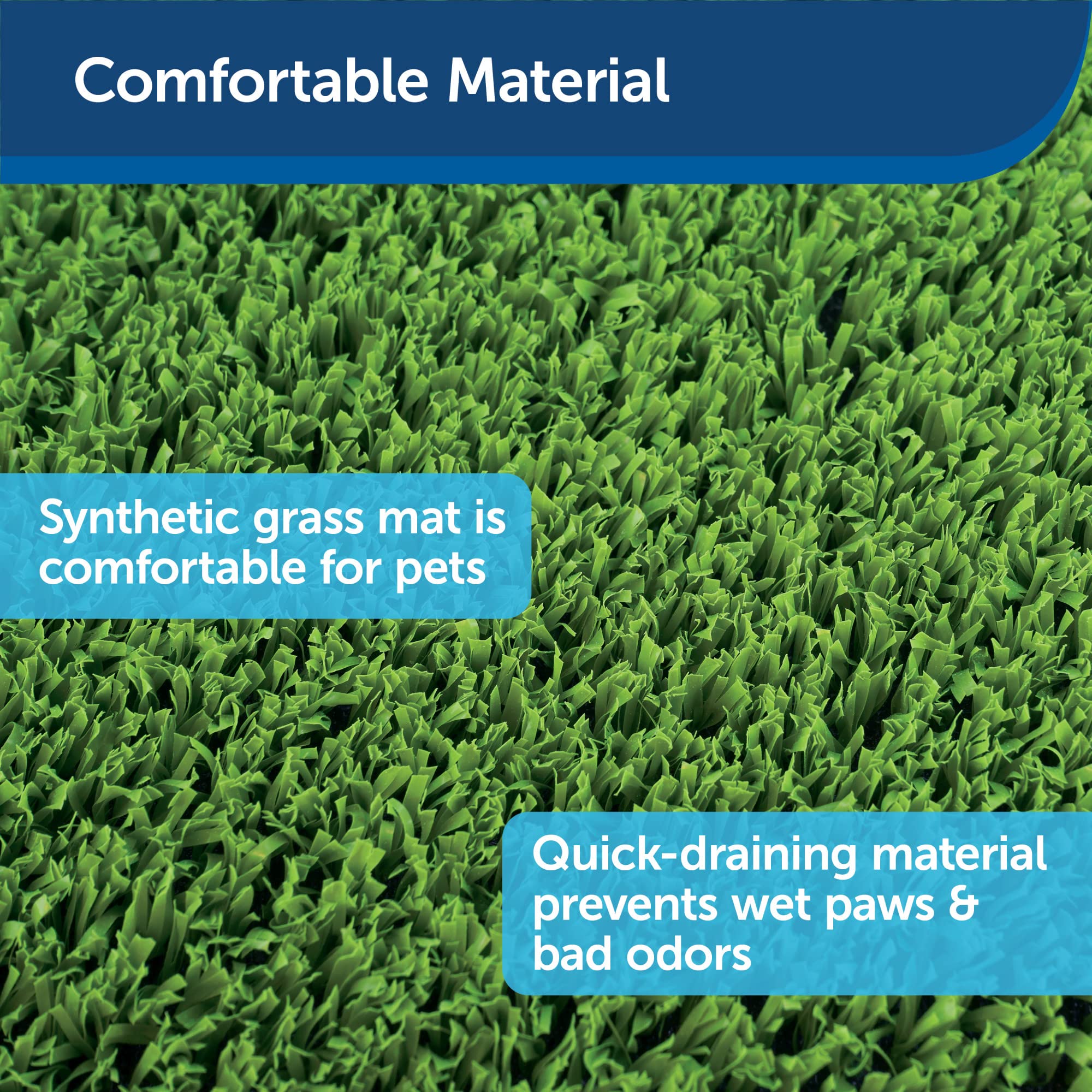 PetSafe Pet Loo Replacement Grass - Medium Size for Dogs & Cats - Easy Clean Indoor/Outdoor Use