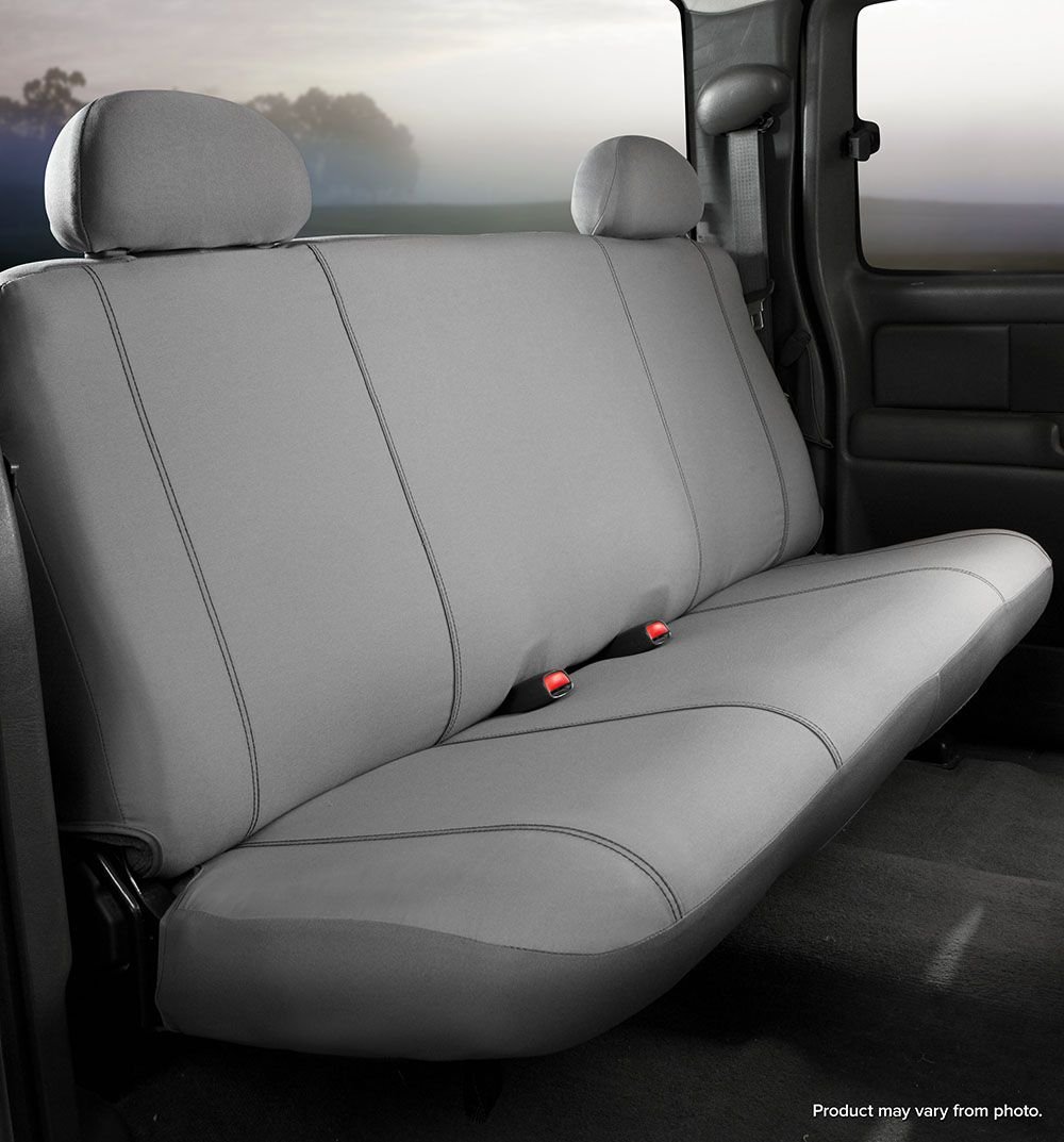 FIA SP84 Universal Fit Truck Bench Seat Cover - Heavy Duty Gray Neoprene, Non-Slip Protection for Pickup Trucks, SUVs & Vans | Waterproof, Durable & Easy to Install for Work & Outdoor Adventures