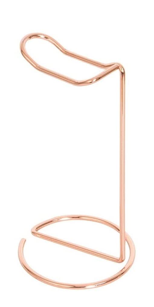 ROSPRO Metal Headphone Stand - Rose Gold Under Desk Headset Holder for Gaming PC Setup, Earphone Hanger & Gaming Accessories | Perfect for Home Office, Gaming Station & Workspace Organization