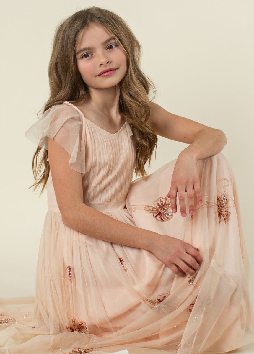 Kristine Blush Pink Dress for Women - Elegant & Comfortable Party, Wedding & Evening Wear