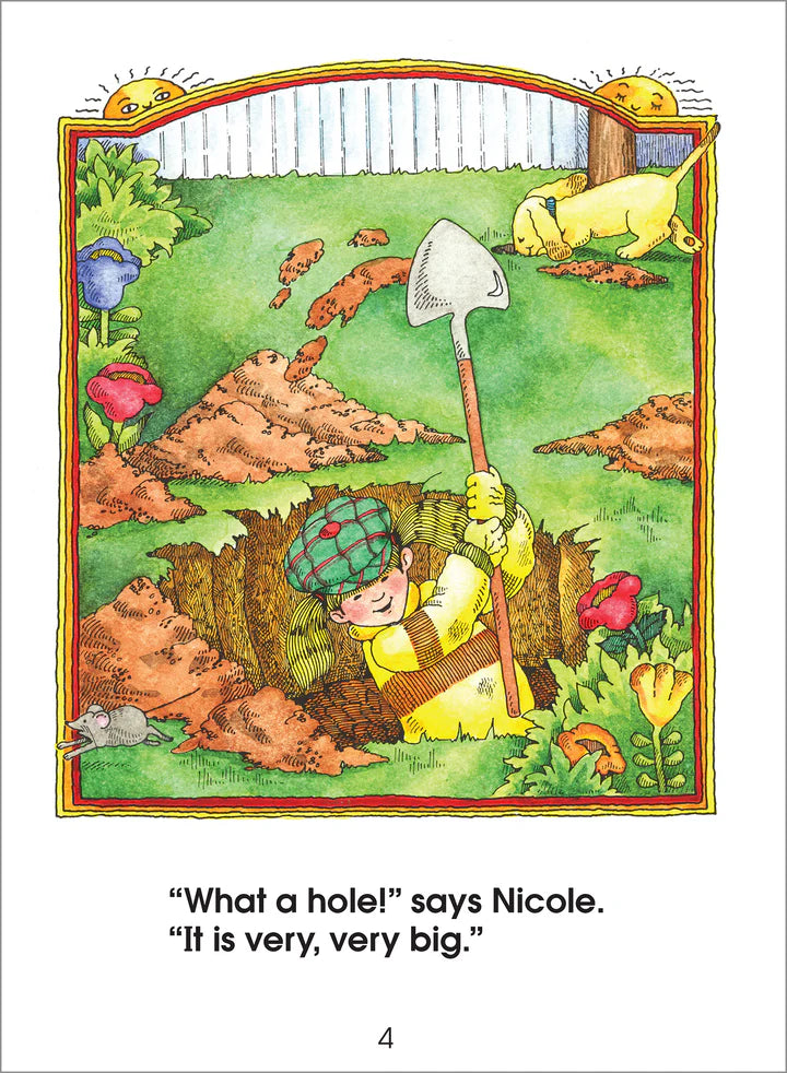 Nicole Digs A Hole - Level 2 Early Reader Book for Kids | Fun Learning Story for Beginning Readers | Perfect for Homeschooling & Bedtime Reading