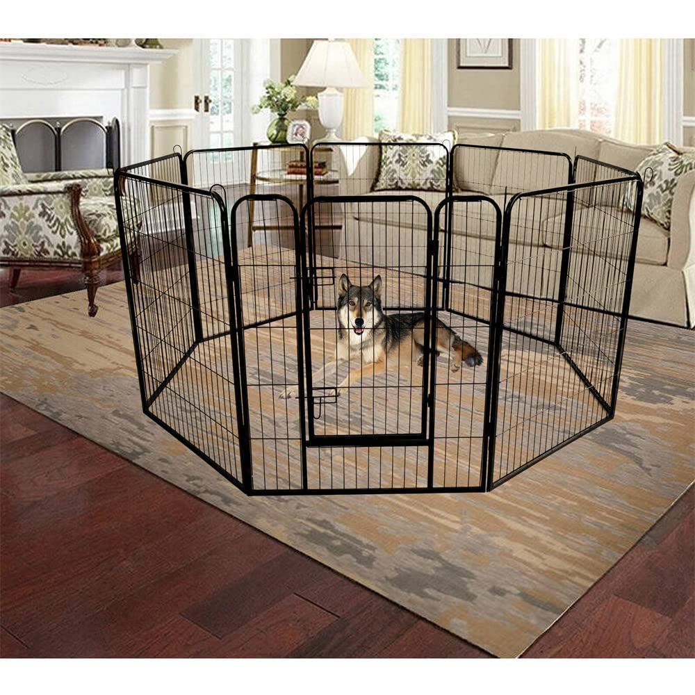 Wholesale Large Indoor Metal Puppy Dog Run Fence - Durable Iron Pet Playpen for Dogs | Perfect for Home, Backyard & Training Use