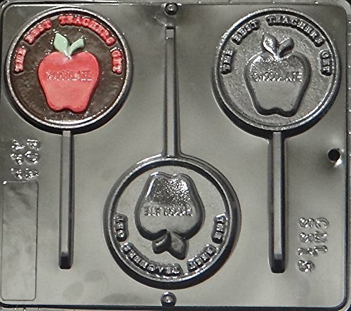 Best Chocolate Lollipop Candy Mold 3315 for Teachers - DIY Candy Making Supplies for Classroom Rewards, Birthday Gifts & Party Favors
