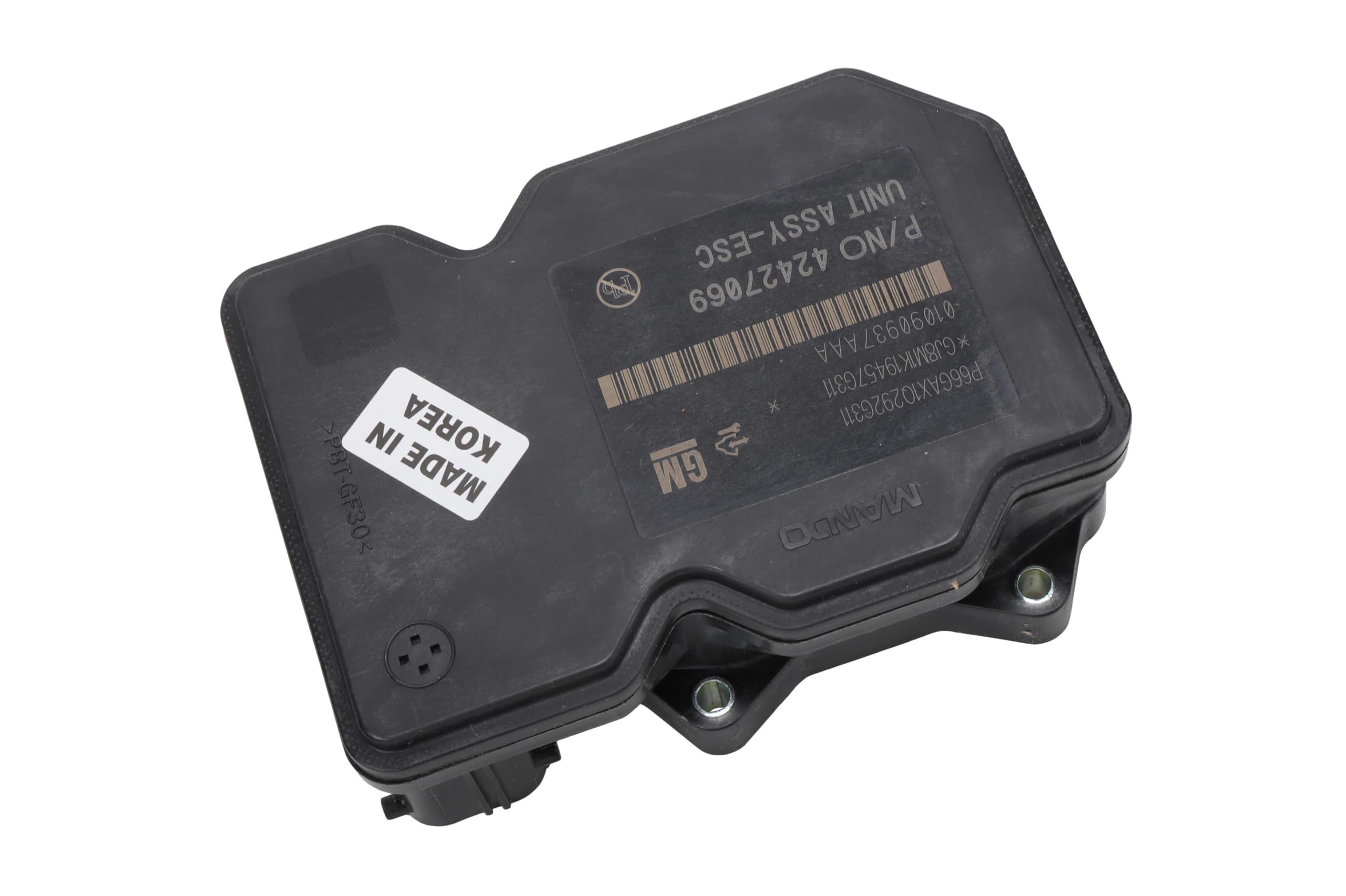 ACDelco GM Original Equipment 42455109 Electronic Brake Control Module with 4 Bolts - Compatible with Select GM Vehicles - Perfect for Brake System Repairs & Maintenance