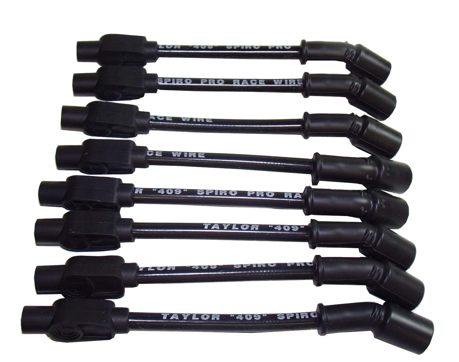 Taylor Cable 79003 High Performance Spark Plug Wire Set - Compatible with Ford, Chevy, GM Vehicles - Durable Silicone Construction for Enhanced Ignition - Perfect for Engine Tuning, Racing & Automotive Repair