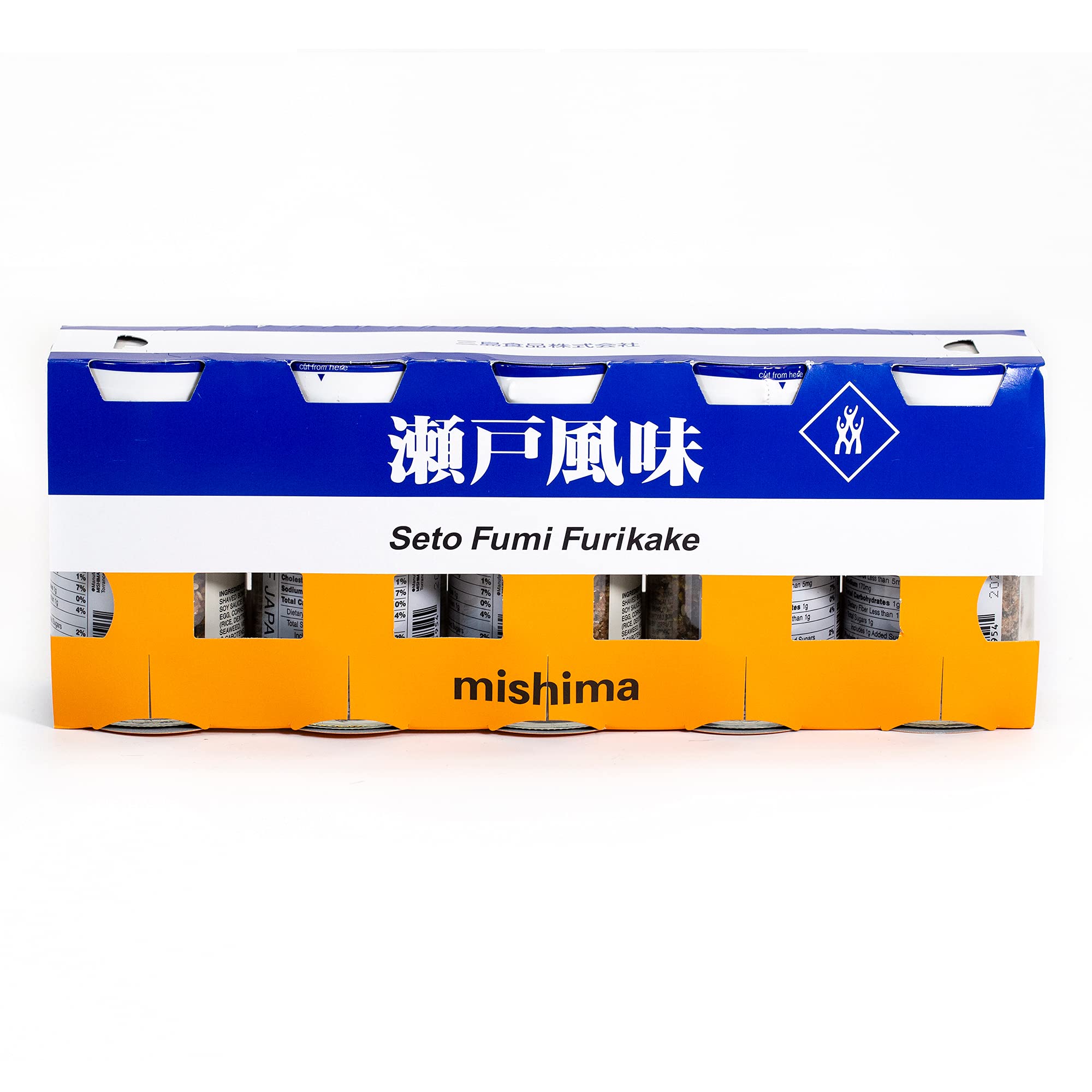 Premium Japanese Furikake Rice Seasoning Set - Seto Fumi Seaweed & Sesame Mix (5-Pack) | Authentic Product of Japan | Perfect for Sushi, Rice Bowls & Home Cooking