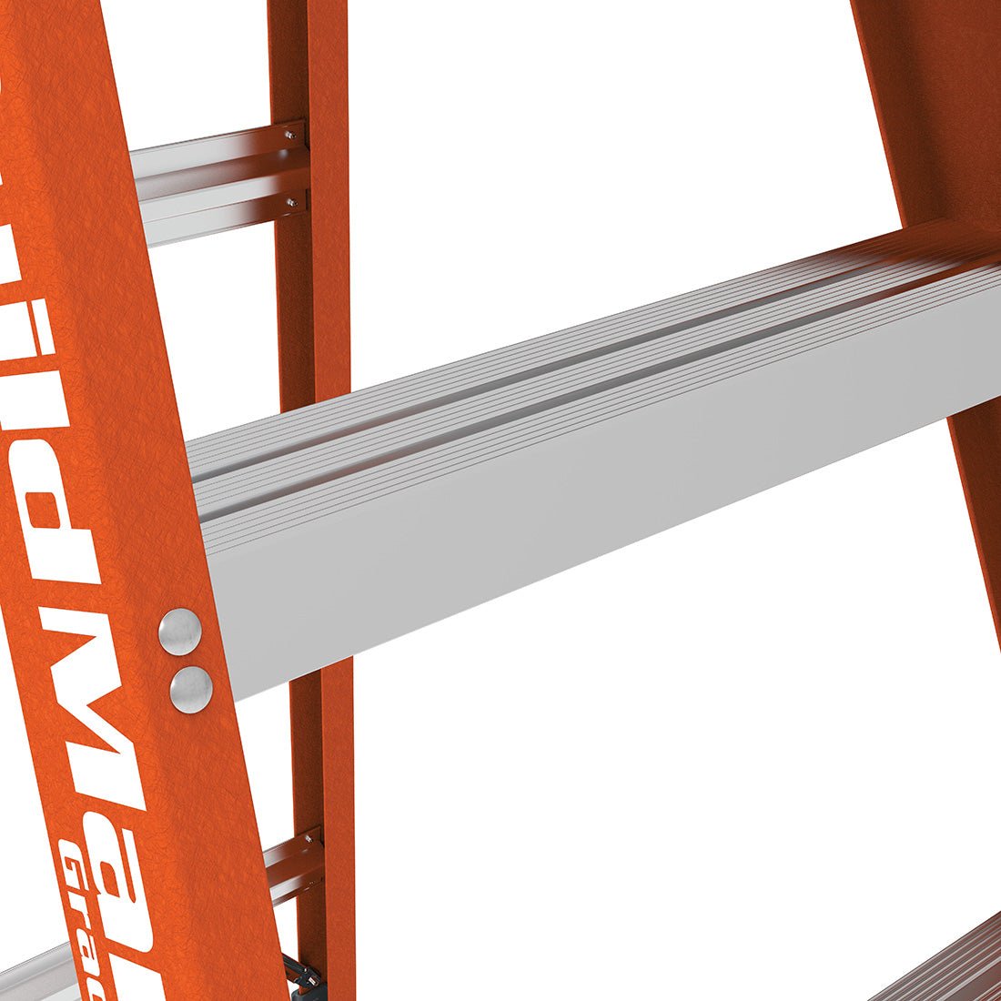 6′ Buildman™ Fiberglass Stepladder - Lightweight & Durable Ladder for Home, Office & Construction Use - Perfect for Painting, Repairs & Indoor/Outdoor Projects