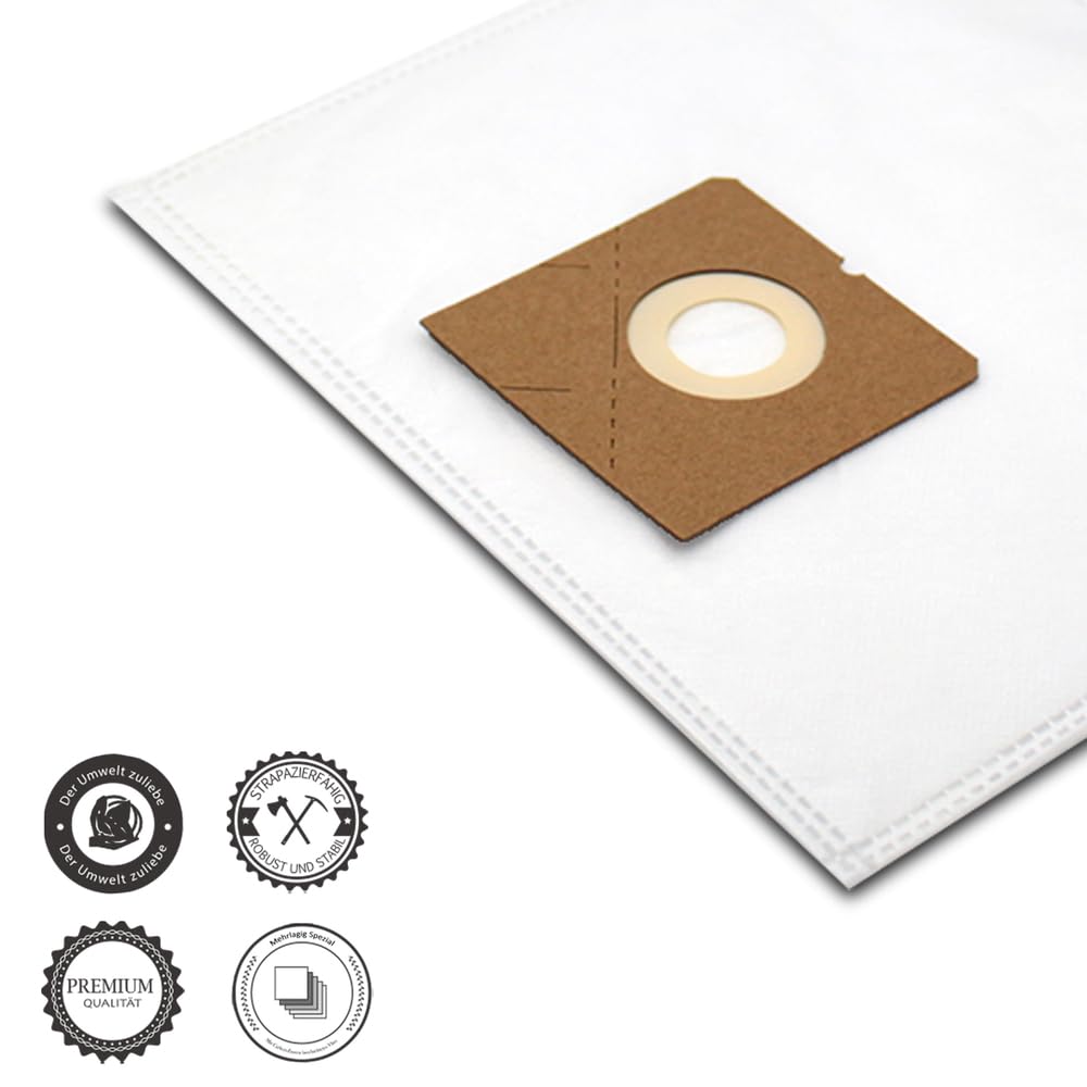 40-Pack Clatronic BS1222 Vacuum Cleaner Replacement Bags - Compatible with 1500W Models | Perfect for Home Cleaning & Maintenance