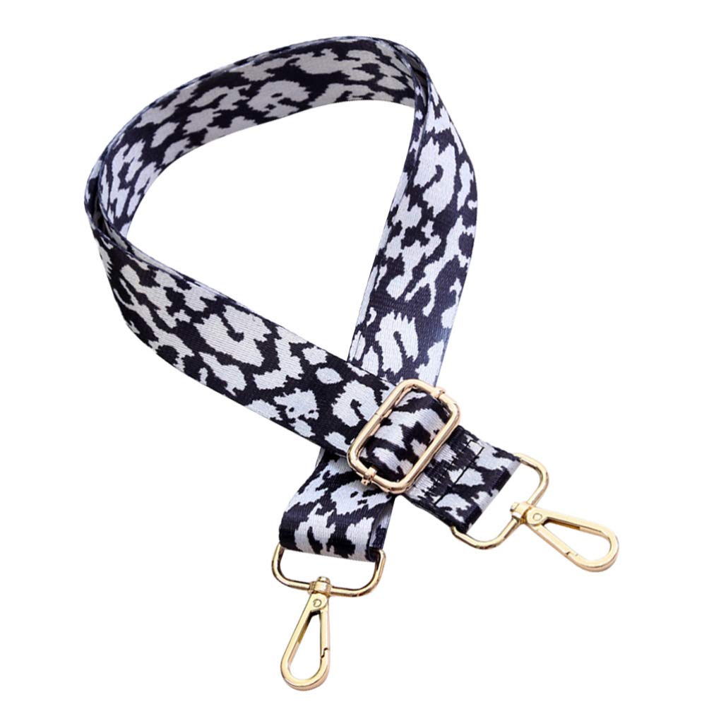 GALPADA Adjustable Leopard Print Crossbody Bag Strap - Wide Replacement Shoulder Strap for Purses, Handbags & Guitar Cases | Perfect for Everyday Use, Travel & Music Enthusiasts