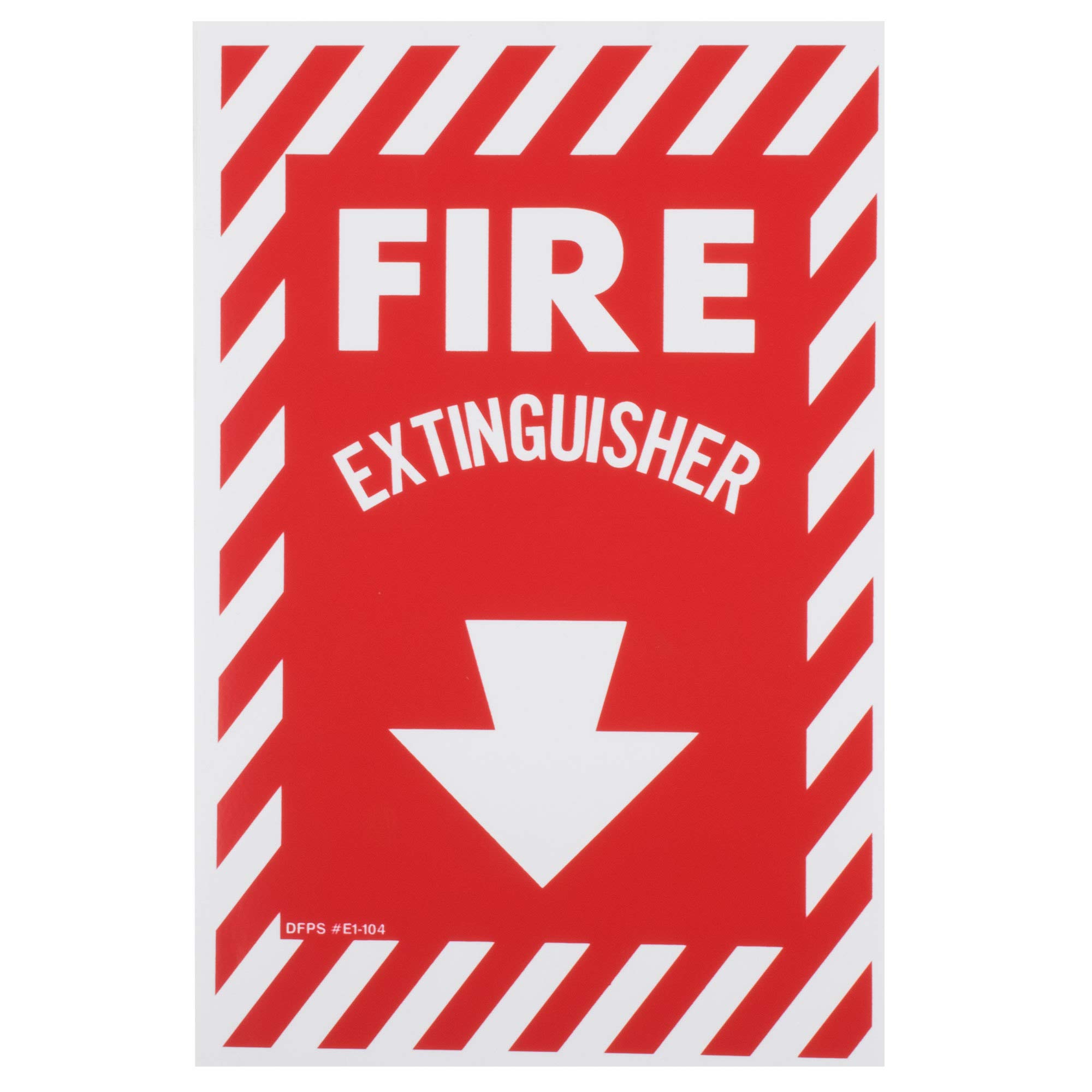 4 Pack Red Fire Extinguisher Cabinet - Wall Mounted with Clear Cover for 10 lb Extinguishers - Home & Outdoor Safety Storage