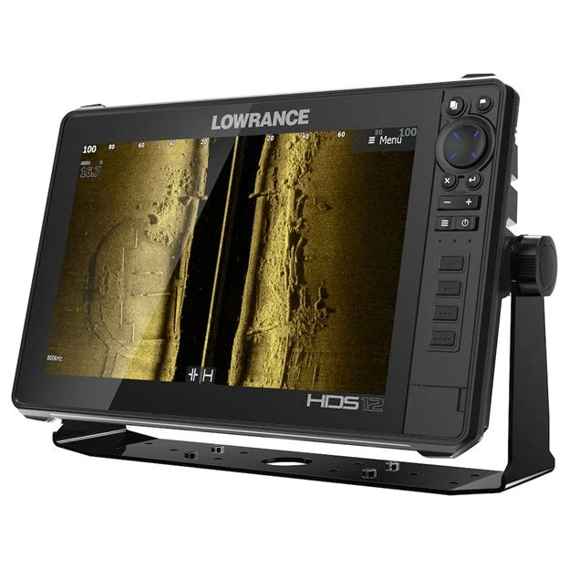 Lowrance HDS Live 12 Fish Finder with Active Imaging 3-in-1 Sonar System - Premium Marine GPS Chartplotter for Offshore Fishing & Boat Navigation