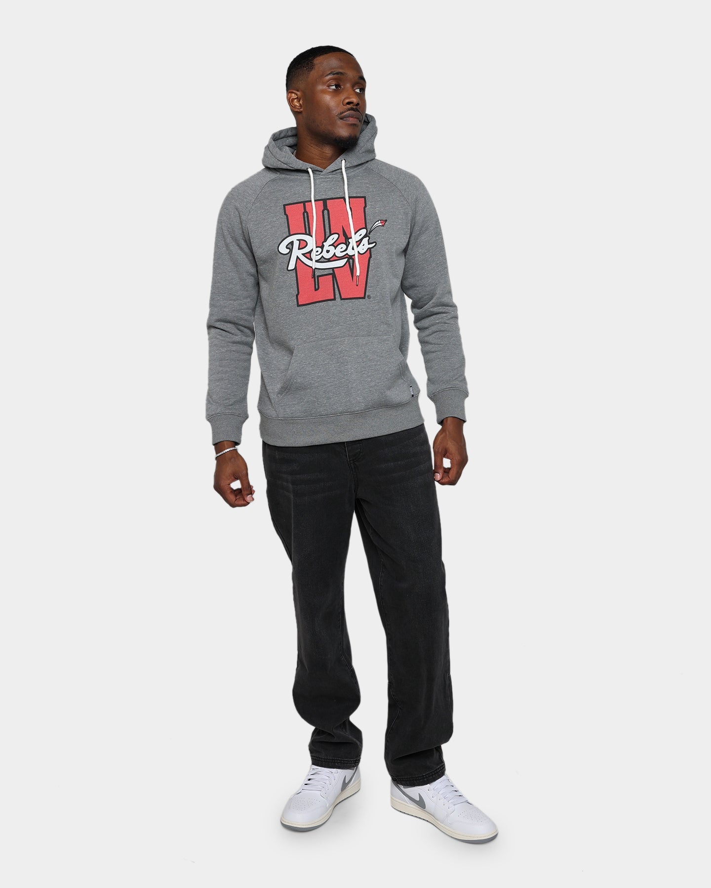 19Nine UNLV Rebels Hoodie - Grey | Men's & Women's Pullover Sweatshirt for College Fans & Game Day Outfits