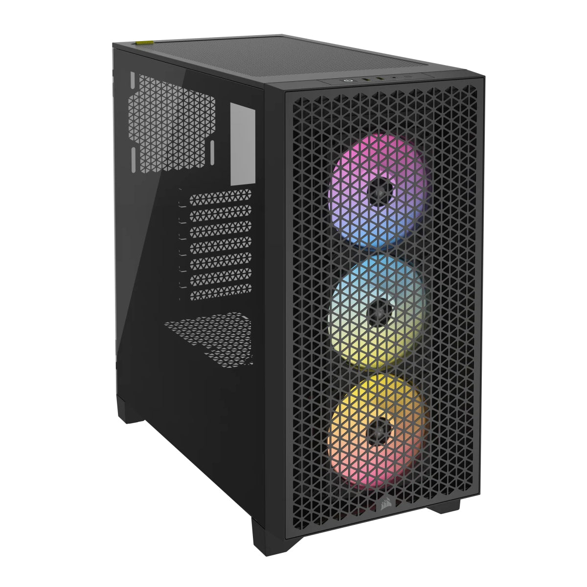 Corsair iCUE 3000D RGB Airflow Tempered Glass Mid Tower PC Case - Black | High Airflow Gaming Case with RGB Lighting for Custom PC Builds & Workstations