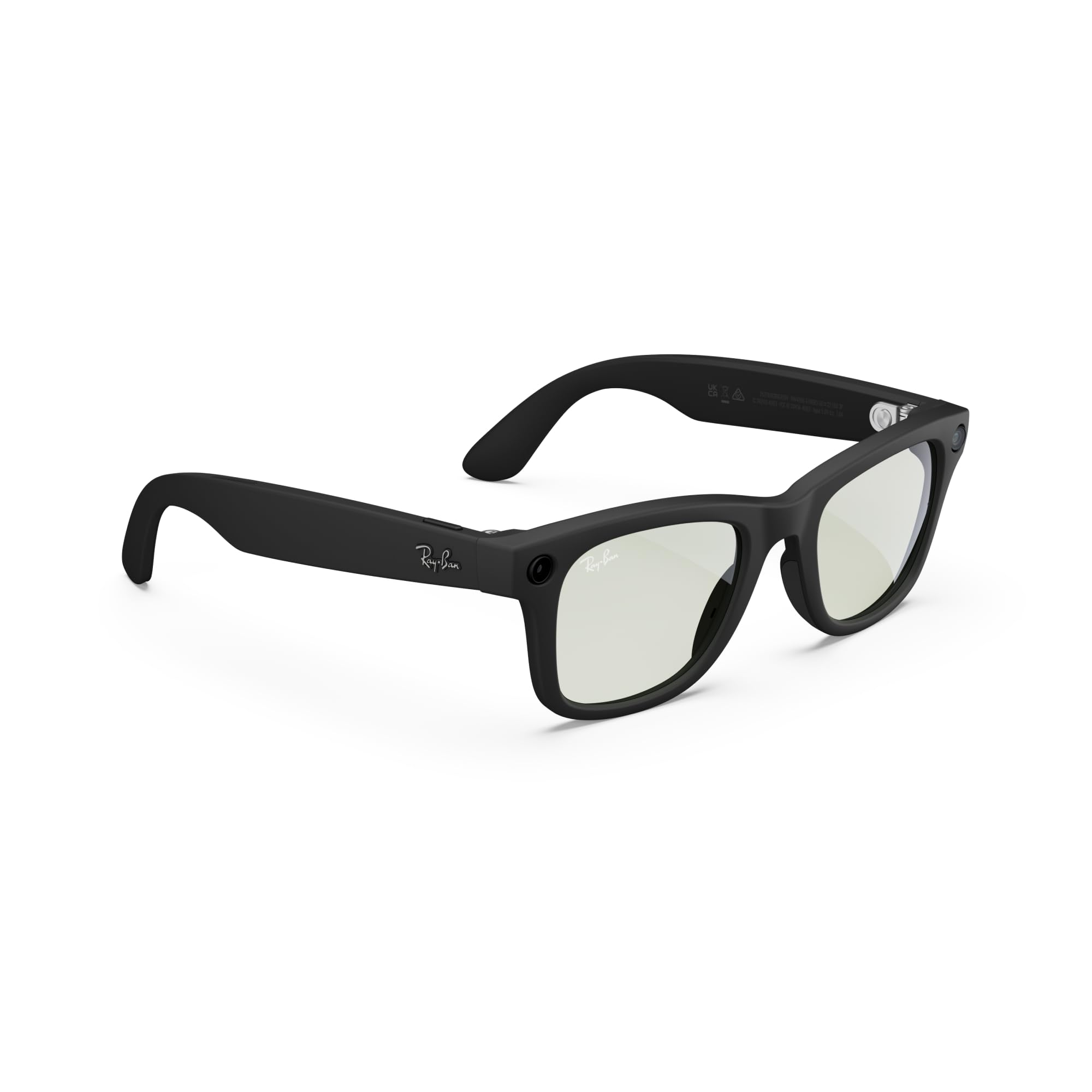 Refurbished Meta Ray-Ban Smart Glasses - Premium Sunglasses with Camera & Voice Assistant for Outdoor Adventures & Social Media Content Creation