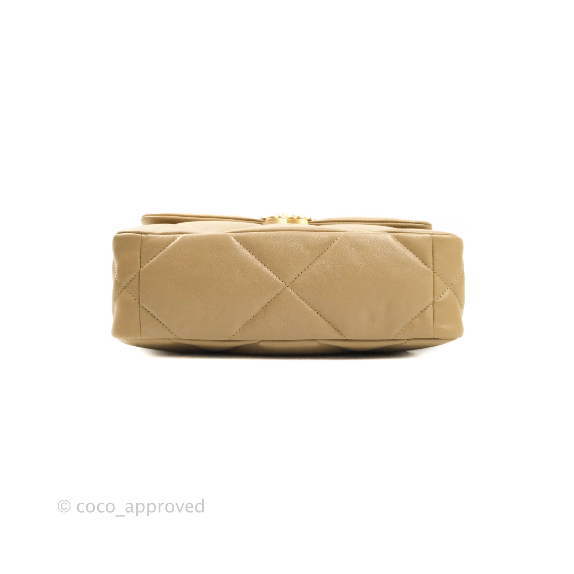 Chanel 19 Small Handbag in Dark Beige with Mixed Hardware - Luxury Crossbody Bag for Women, Perfect for Date Night & Evening Events