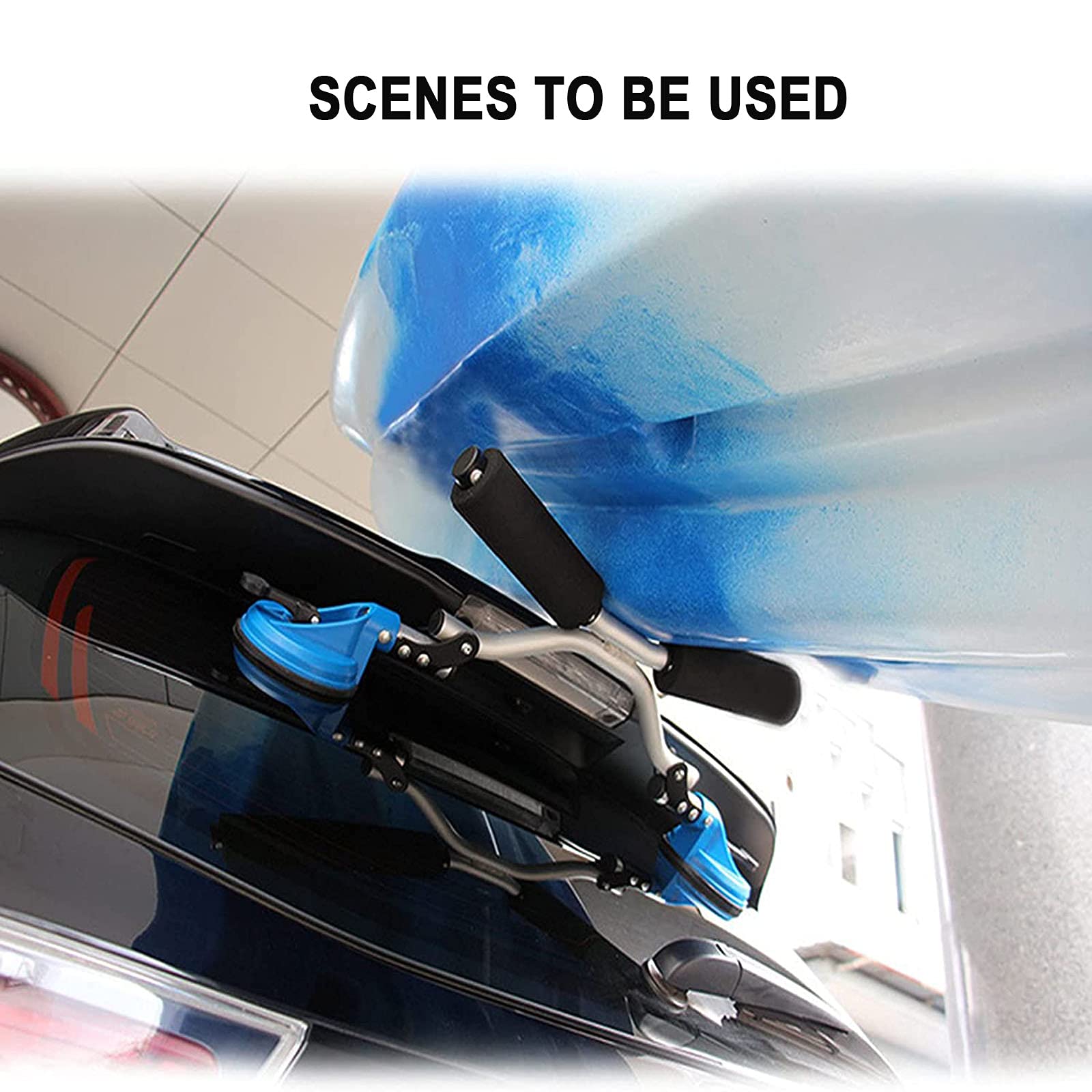 45° Adjustable Kayak Roller Load Assist with Heavy-Duty Suction Cups - Kayak and Canoe Car Top Mounting Accessories - Perfect for Easy Loading/Unloading on SUVs, Trucks & Roof Racks