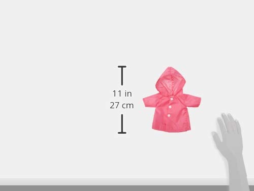 Bigjigs Toys Pink Raincoat for Medium Size Dolls - Perfect for Dress Up, Role Play & Collectible Dolls