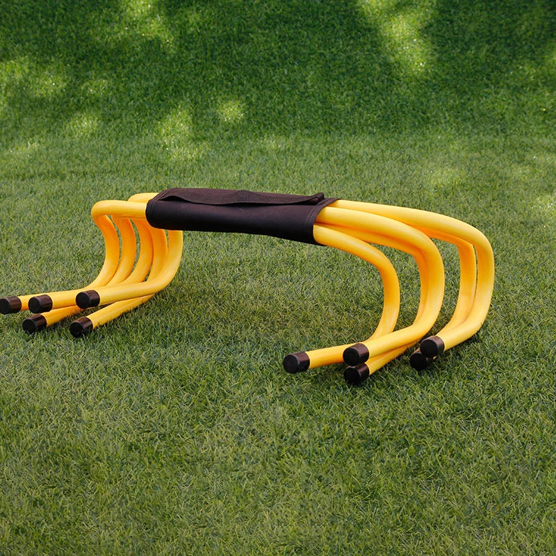 Agility Training Equipment Set - Soccer Hurdles, Football Storage Carrier & Cloth Wrapper for Sports Practice | Perfect for Football Drills, Soccer Training & Field Exercises