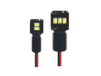 Premium Side View LED Light 1W 11M Black Aluminum - Perfect for Automotive, Marine, and RV Lighting Applications