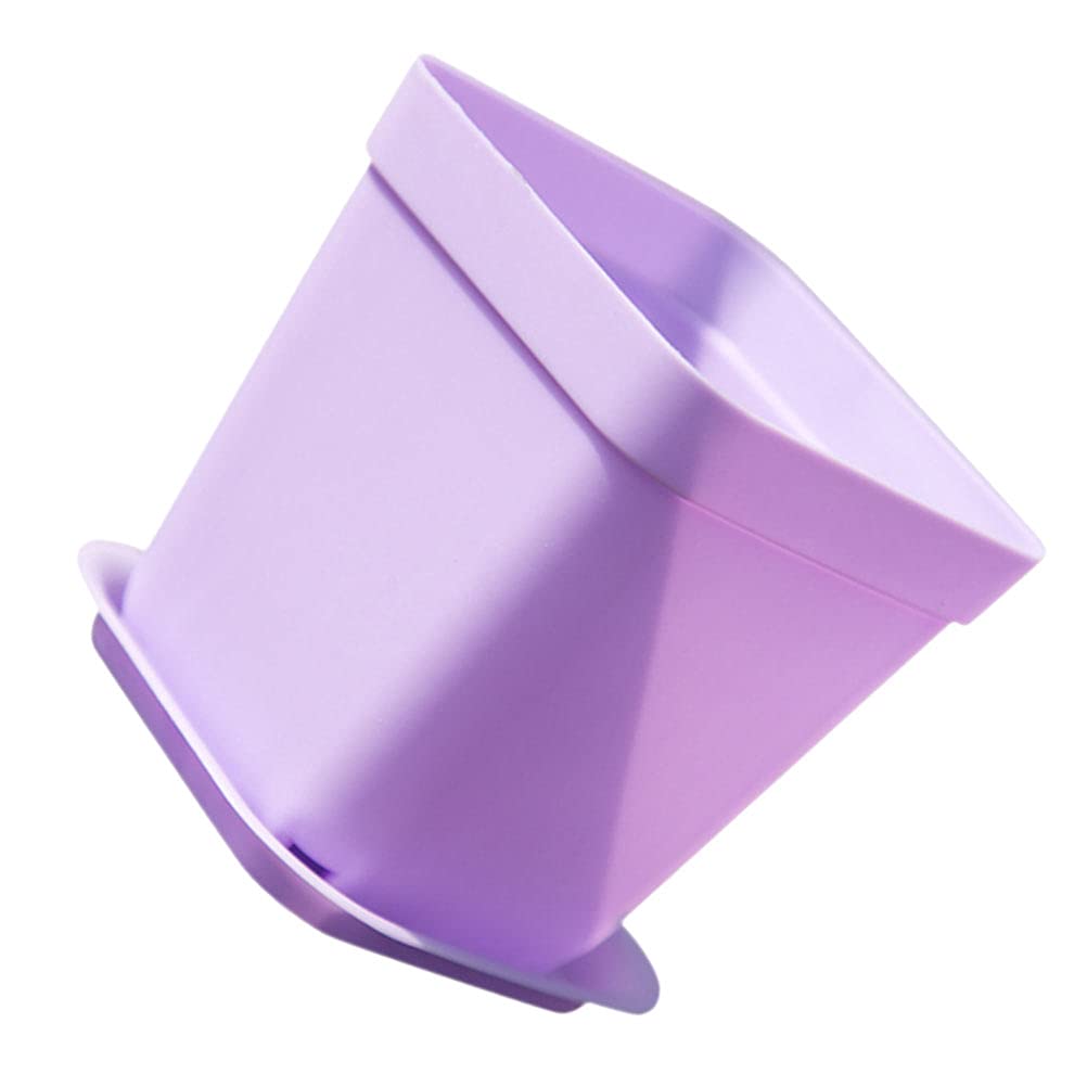 24-Piece Small Square Plastic Flower Pots Set - Housoutil Planters for Indoor/Outdoor Plants, Succulents, Herbs - Durable & Lightweight Garden Containers for Home Decor, Balcony, Office