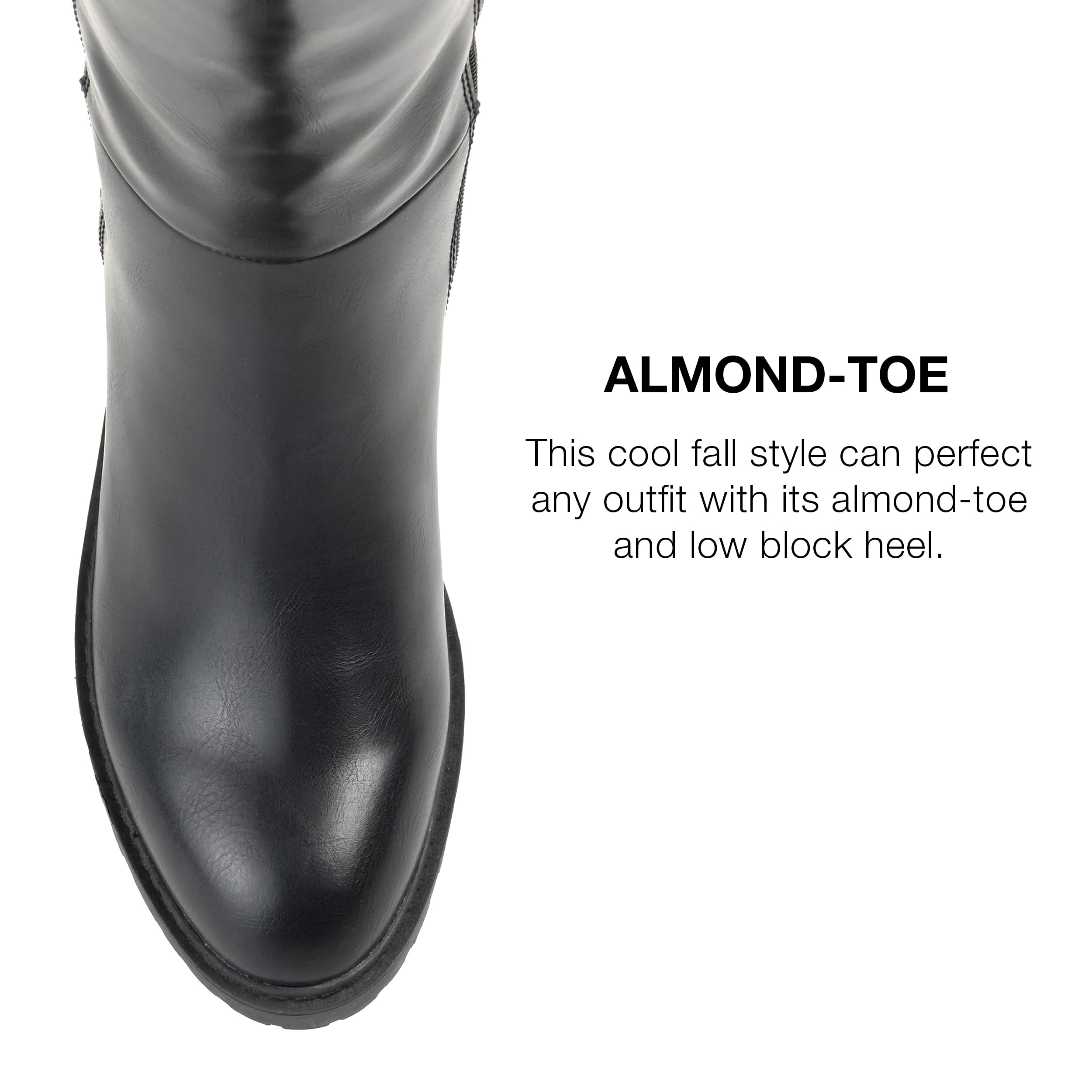 Journee Collection Women's Combat Boots - Stylish & Comfortable Ankle Boots for Everyday Wear | Perfect for Casual Outfits, Work & Outdoor Adventures