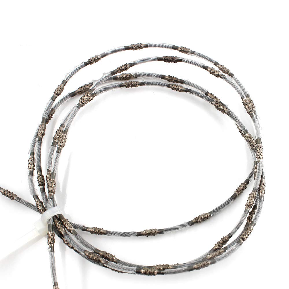 2.2mm Diamond Wire Saw for Granite Marble Cutting - Mining Rope Saw for Stone & Concrete - 1M/Lot