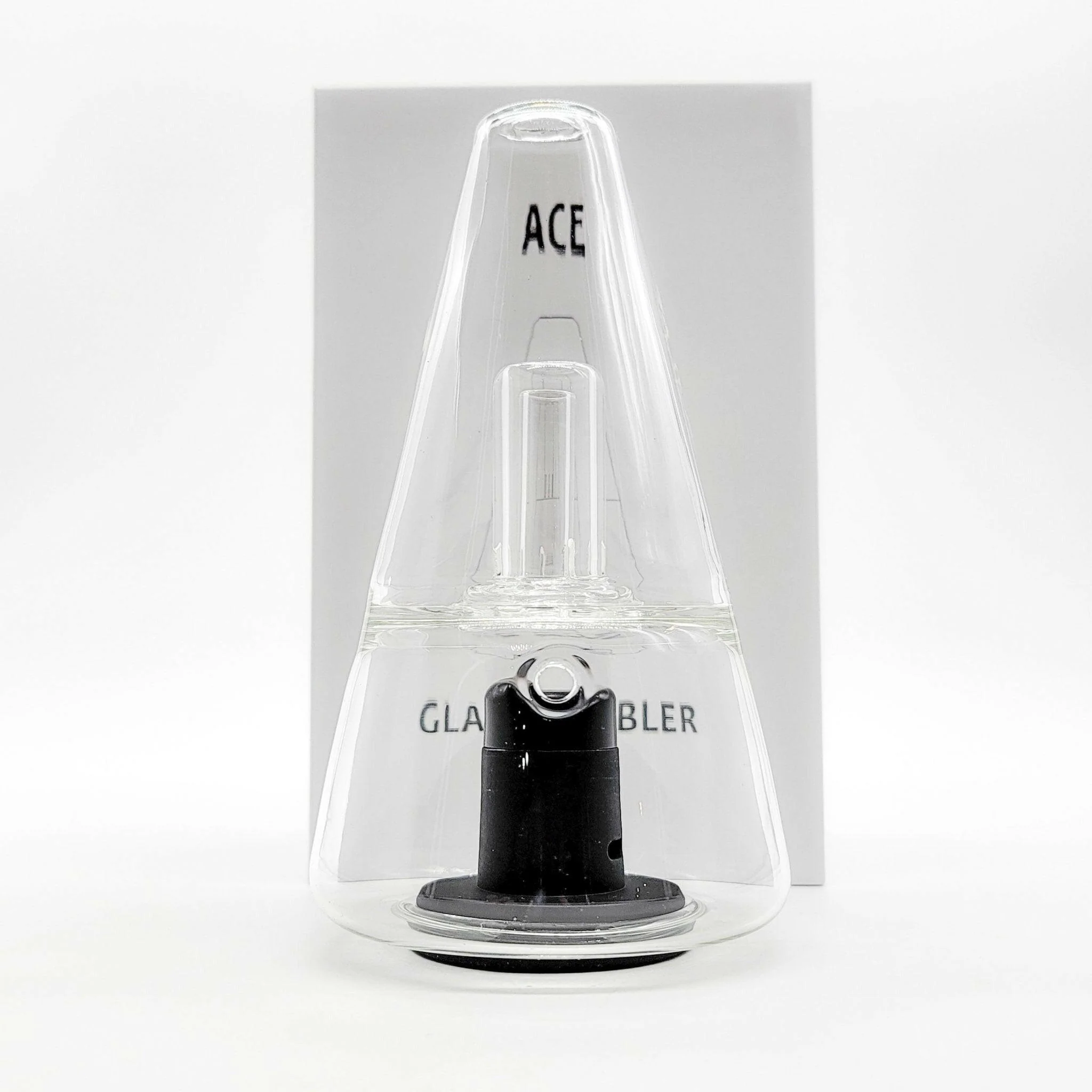 Premium Glass Bubbler with Valved Design - Replacement for Crossing ACE CUP | Durable Water Pipe for Smooth Smoking Sessions at Home or Outdoors
