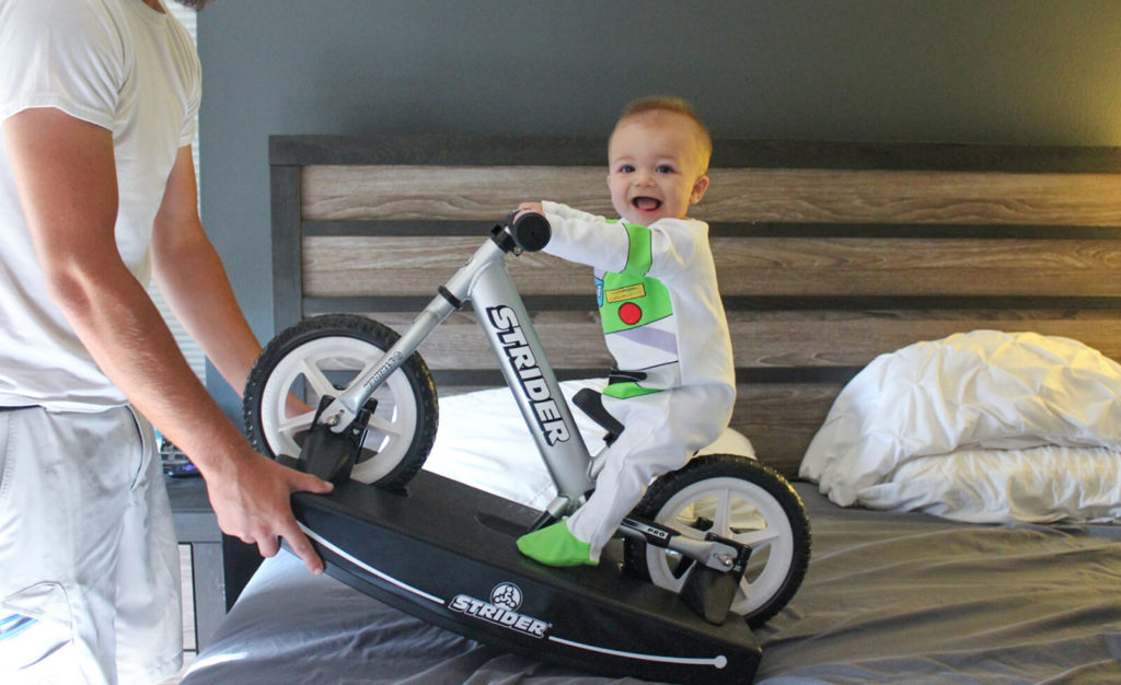 Strider Pro 2-in-1 Balance Bike & Rocking Horse for Toddlers - Perfect for Indoor Play, Outdoor Learning, and First Bike Experience