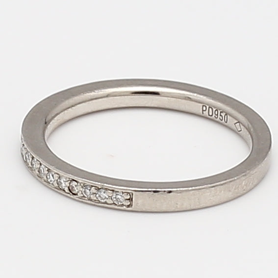 0.23 Carat Round Brilliant Cut I SI1 Diamond Platinum Wedding Band Ring for Women - Perfect for Engagement, Anniversary & Bridal Jewelry Gifts