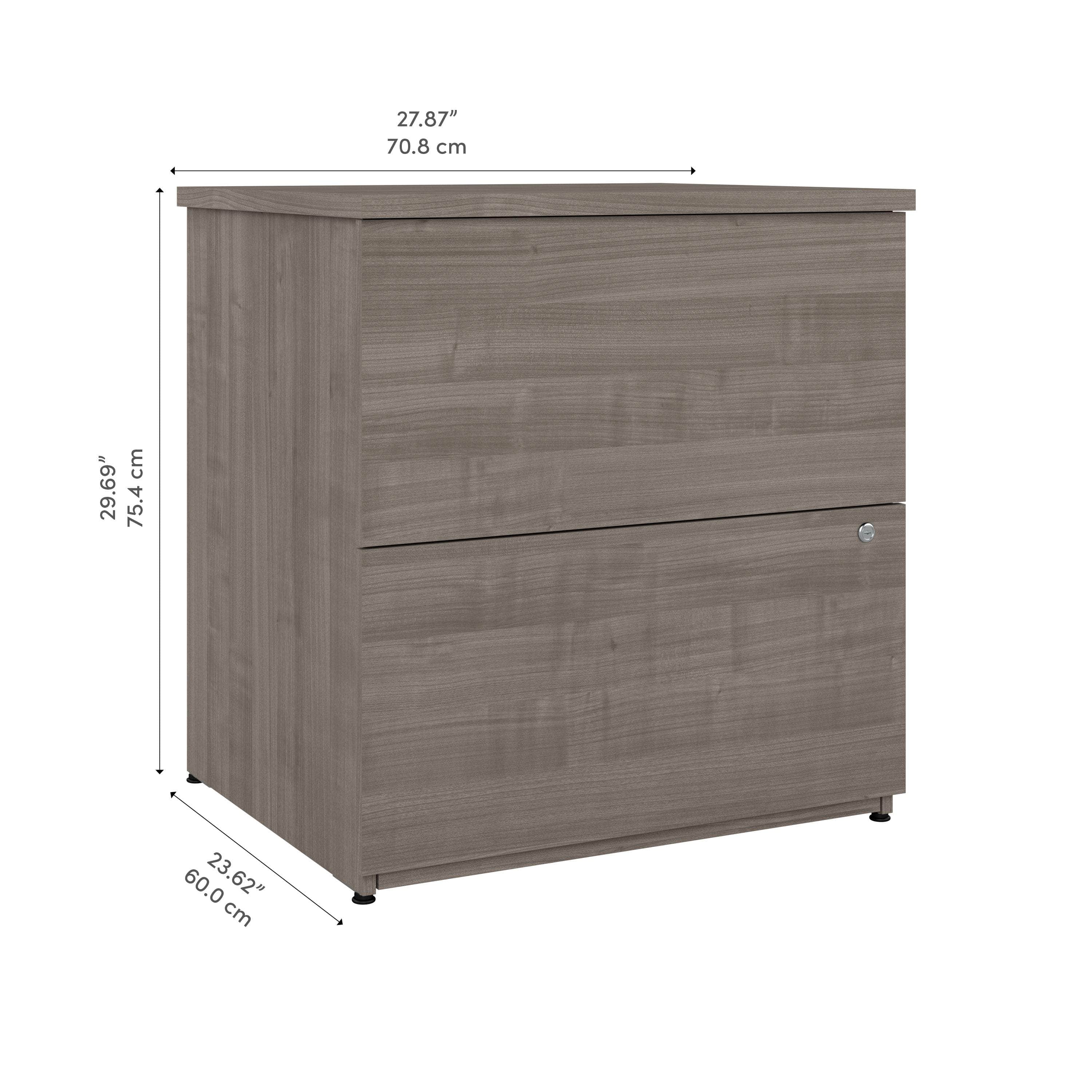 28W Standard 2-Drawer Lateral File Cabinet - 5 Color Options for Office & Home Organization | Durable Metal Filing Cabinet for Documents & Folders