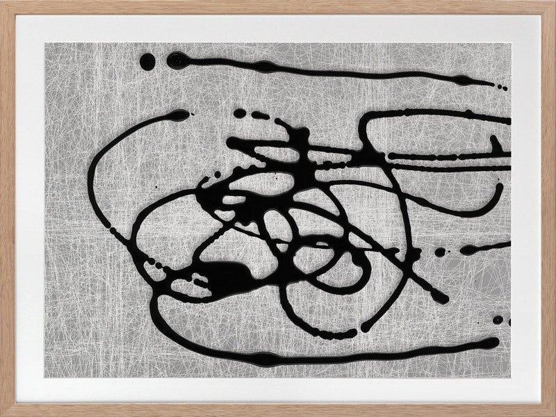 Duality II Framed Art Print - Modern Abstract Wall Decor for Living Room, Bedroom & Office - Ready to Hang Canvas Painting for Home & Office Decor
