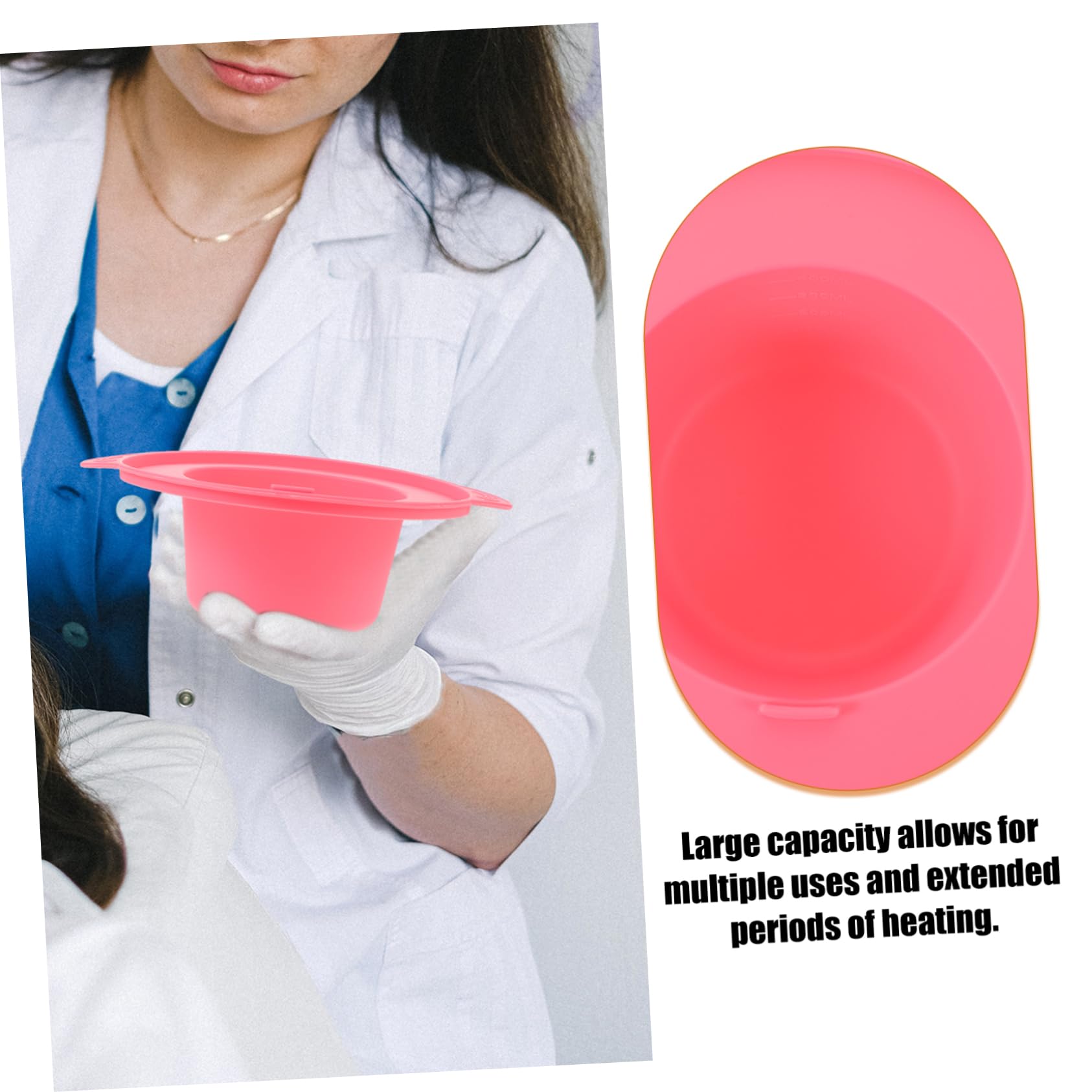 Professional Hair Removal Wax Warmer Kit - Electric Hot Wax Machine with Wax Sticks, Silicone Liners & Shaving Foam for Smooth Skin | At-Home Salon Waxing for Legs, Bikini & Facial Hair | Pink Beauty Essential