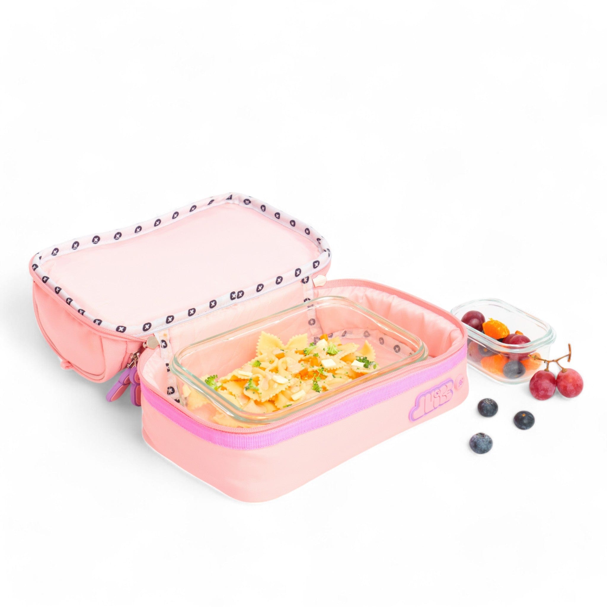 Moji Insulated Lunch Bag for Women & Men - Leakproof Reusable Lunch Box Carrier with Handle, Perfect for Work, School & Picnics (Pink)