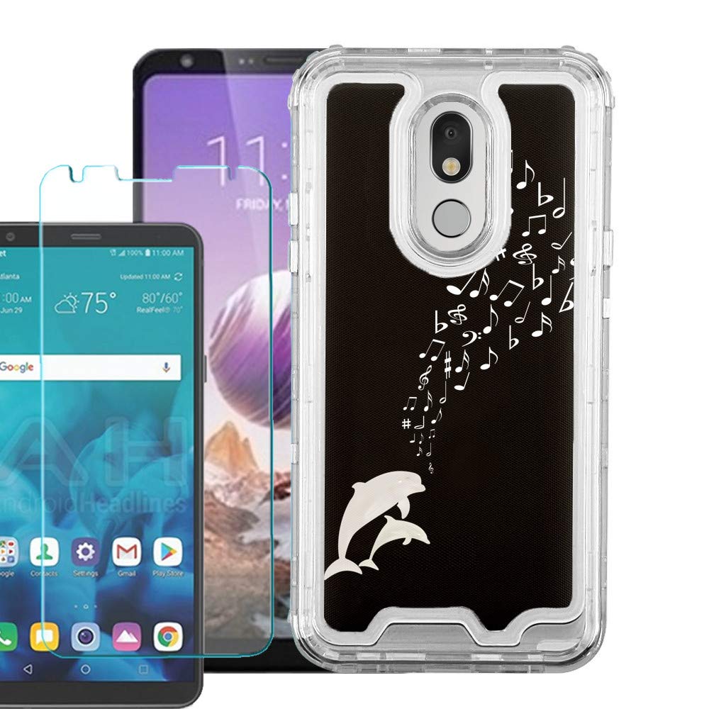 LG Stylo 5 Case - 3-Layer Hybrid Protective Cover with Screen Protector for Daily Use & Outdoor Activities