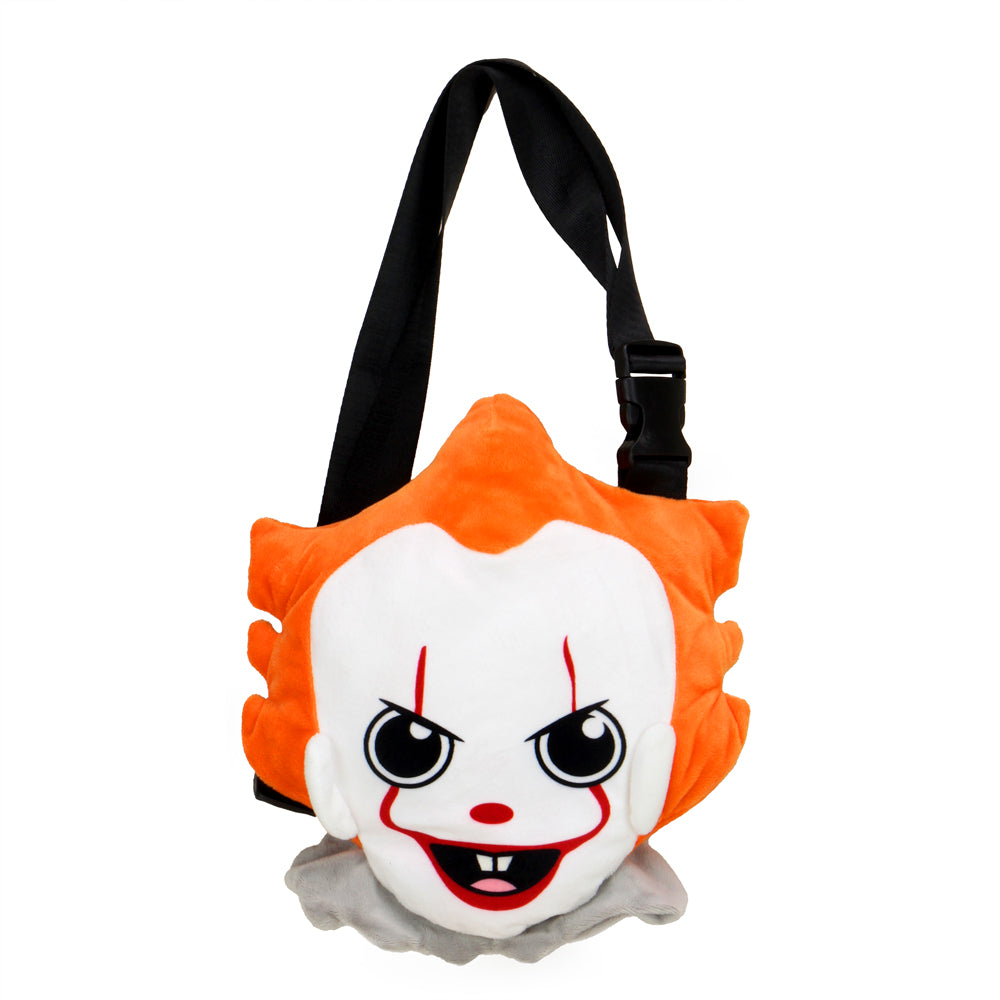 Pennywise IT Clown Plush Toy - Soft & Cuddly Horror Collectible for Fans - Perfect for Halloween Decor, Cosplay, and Movie-Themed Gifts