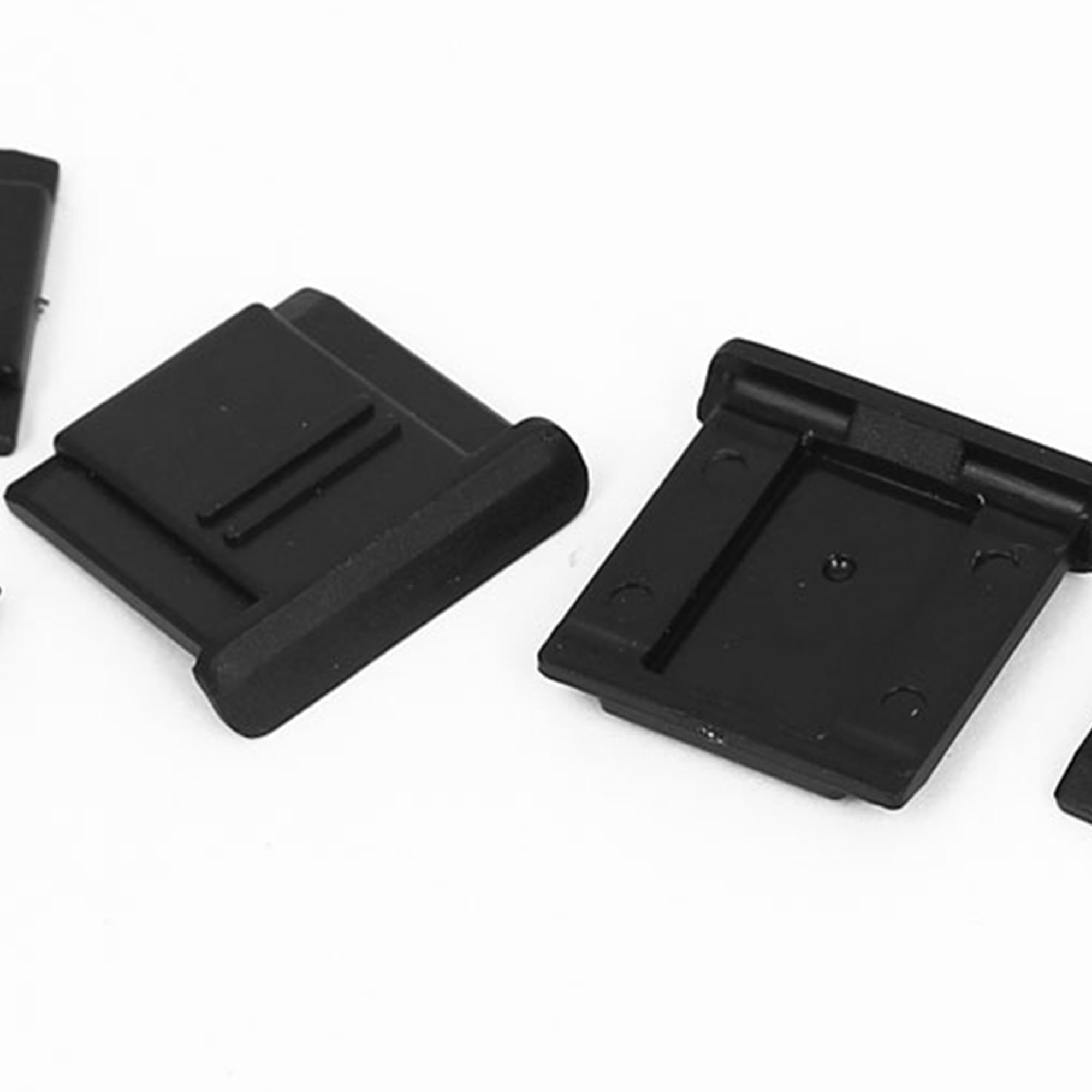 5-Pack Universal Camera Hot Shoe Cover Protector - Black Plastic Dust Cap for DSLR/SLR Cameras | Perfect for Outdoor Photography & Equipment Protection