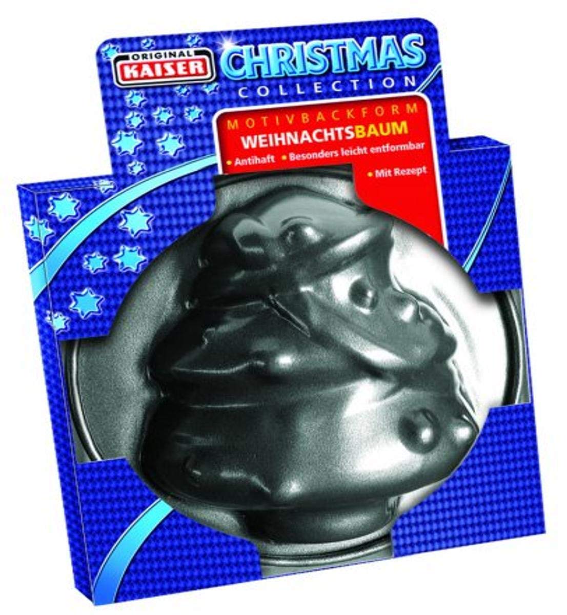 Kaiser Bakeware Christmas Tree Baking Pan - Nonstick Holiday Cookie Cake Mold for Festive Desserts & Party Treats