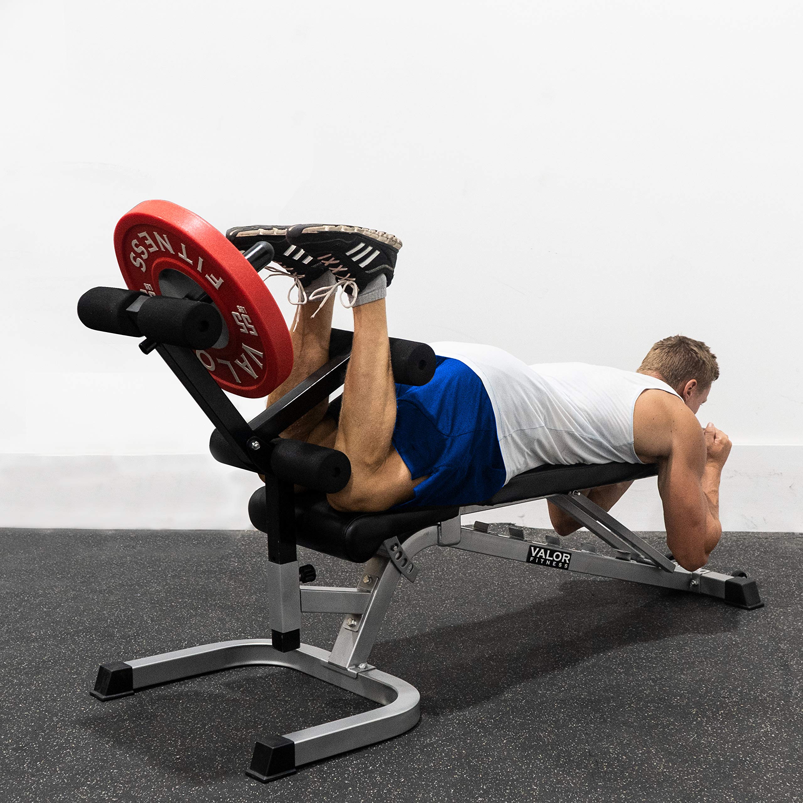 Valor Fitness Leg Curl and Extension Machine Attachment - Compatible with Valor Benches - Home Gym Strength Training Equipment for Hamstrings & Quads - Perfect for Home Workouts, Strength Building & Leg Day Exercises