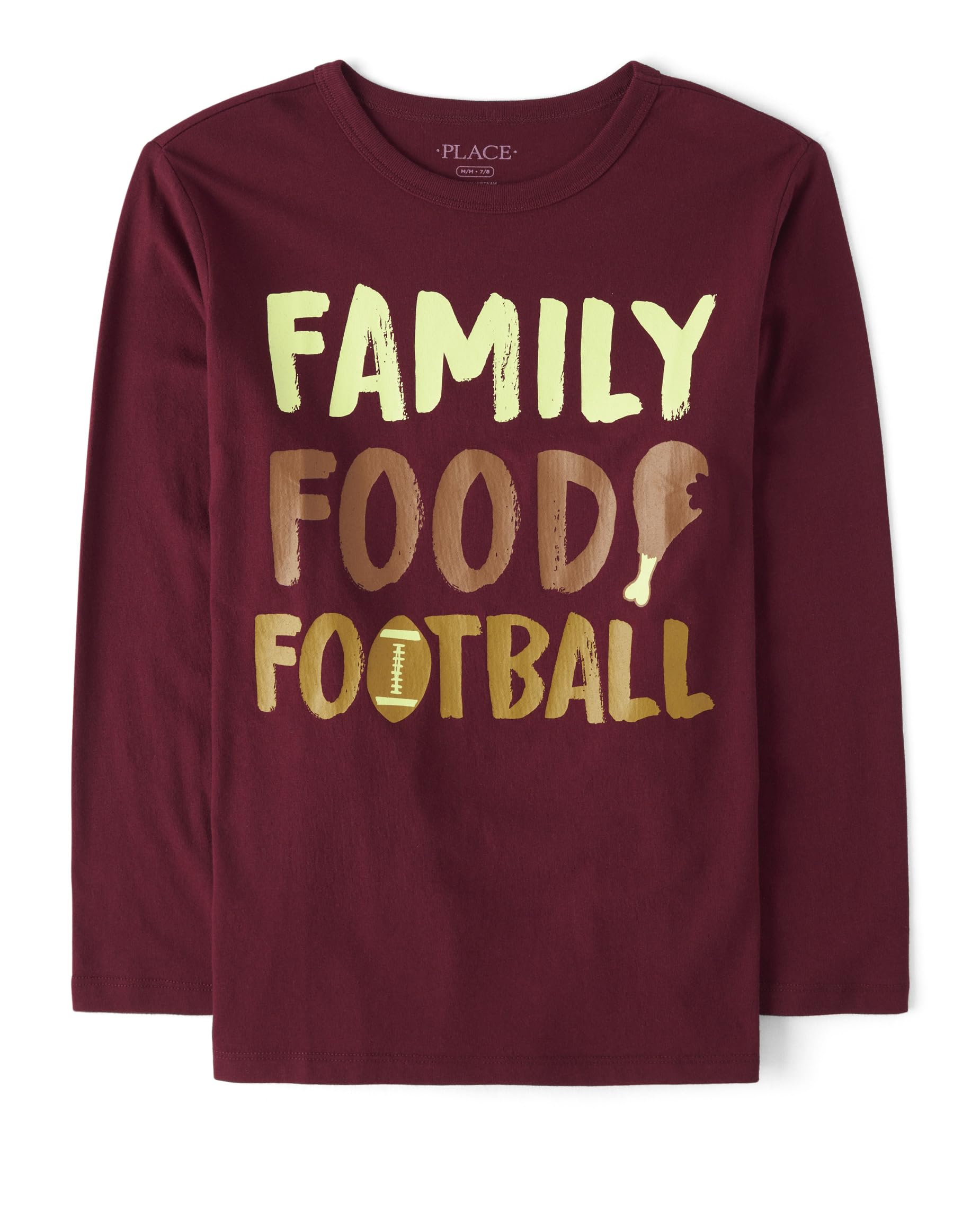 The Children's Place Boys' Holiday Long Sleeve Graphic T-Shirts - Festive Christmas Birthday Party Outfits for Toddlers & Kids