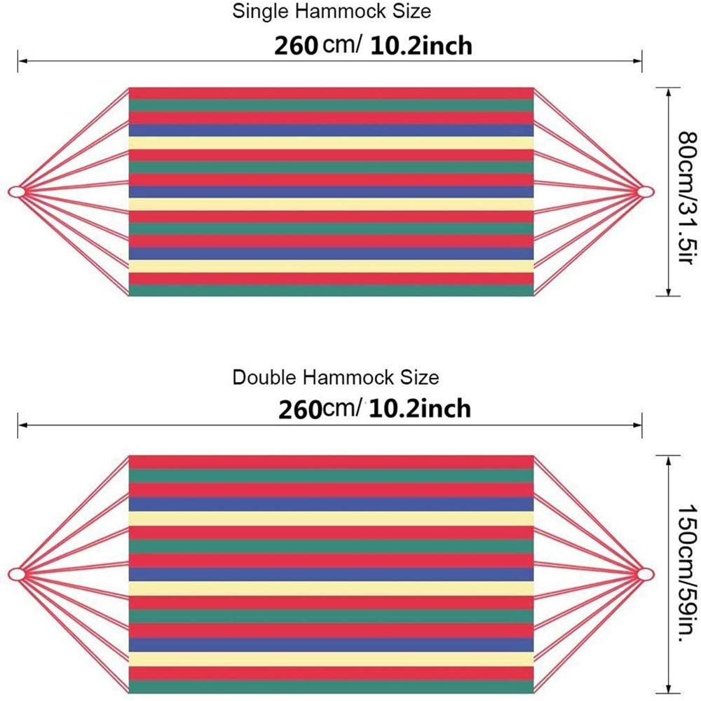 Best Portable Outdoor Hammock for Camping, Garden, Patio & Backyard - Lightweight & Durable Travel Hammock for Relaxing in Nature (Perfect for Beach, Park, Picnic & Backyard Lounging)