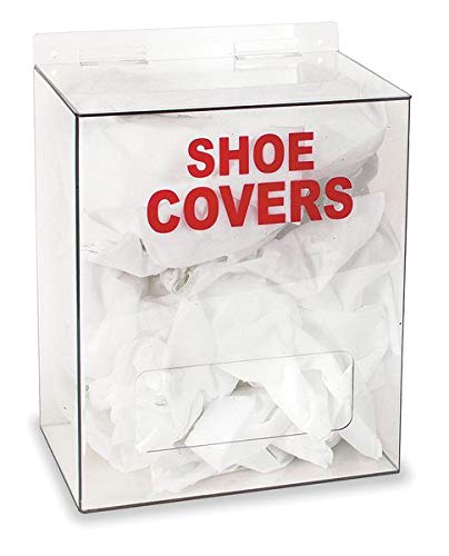 Clear PETG Shoe and Boot Cover Dispenser - Hygienic Footwear Protection for Hospitals, Clinics, and Clean Rooms