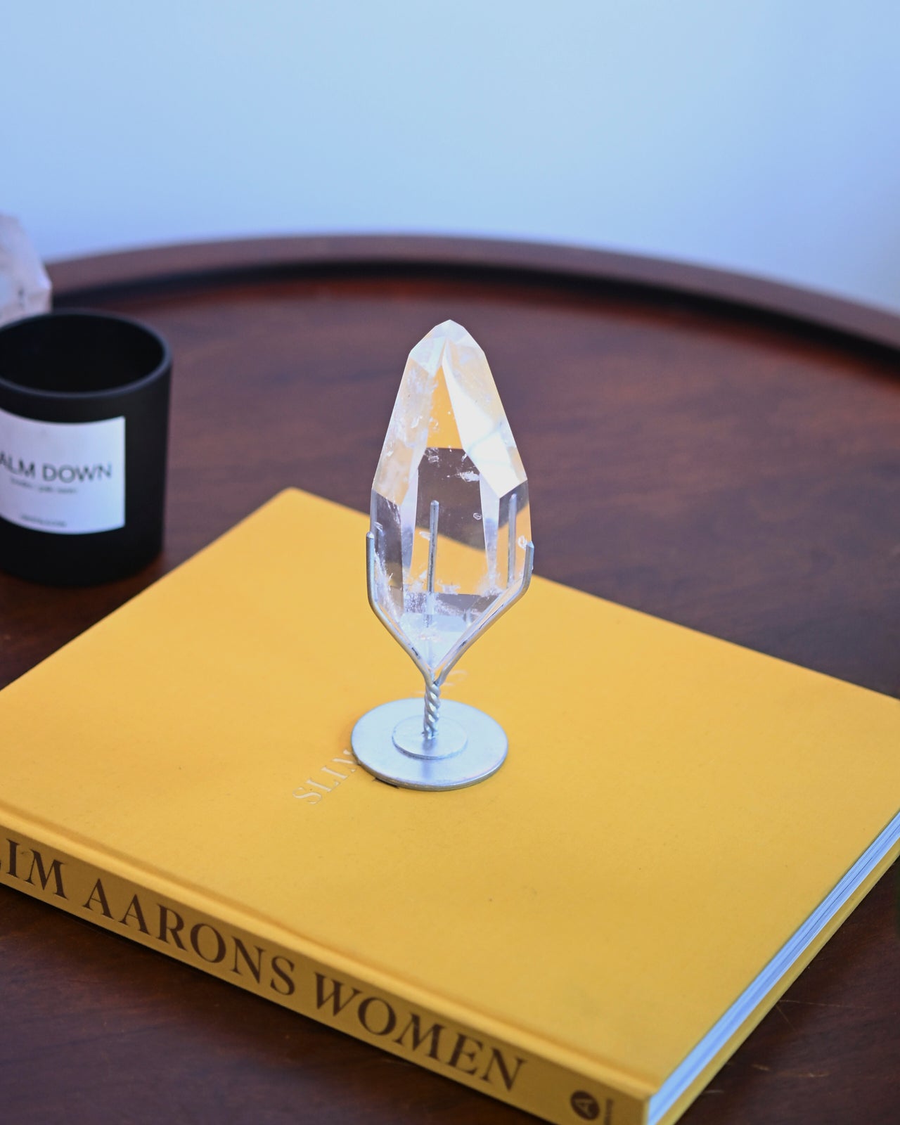 Natural Clear Quartz Crystal Point on Stand - Healing Stone for Meditation, Reiki, and Home Decor | Perfect for Spiritual Gifts & Energy Cleansing