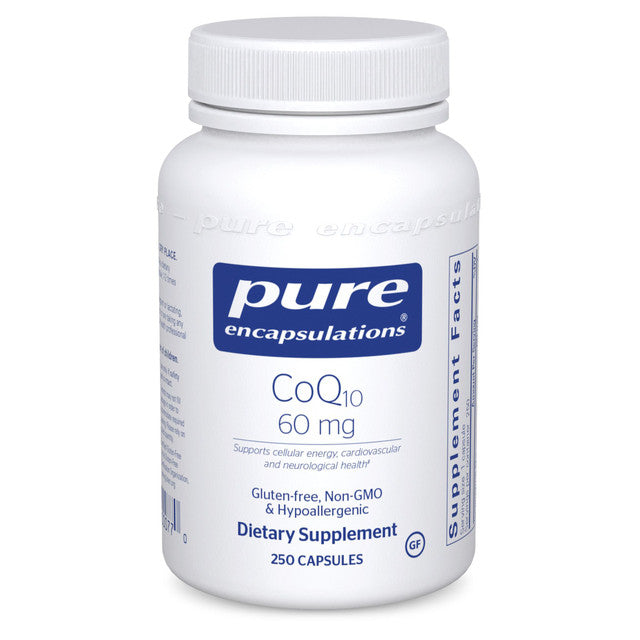 Pure Encapsulations CoQ10 60 mg Softgels | Heart Health & Energy Support Supplement | Supports Cardiovascular Function & Cellular Energy Production | Perfect for Active Adults & Heart Wellness